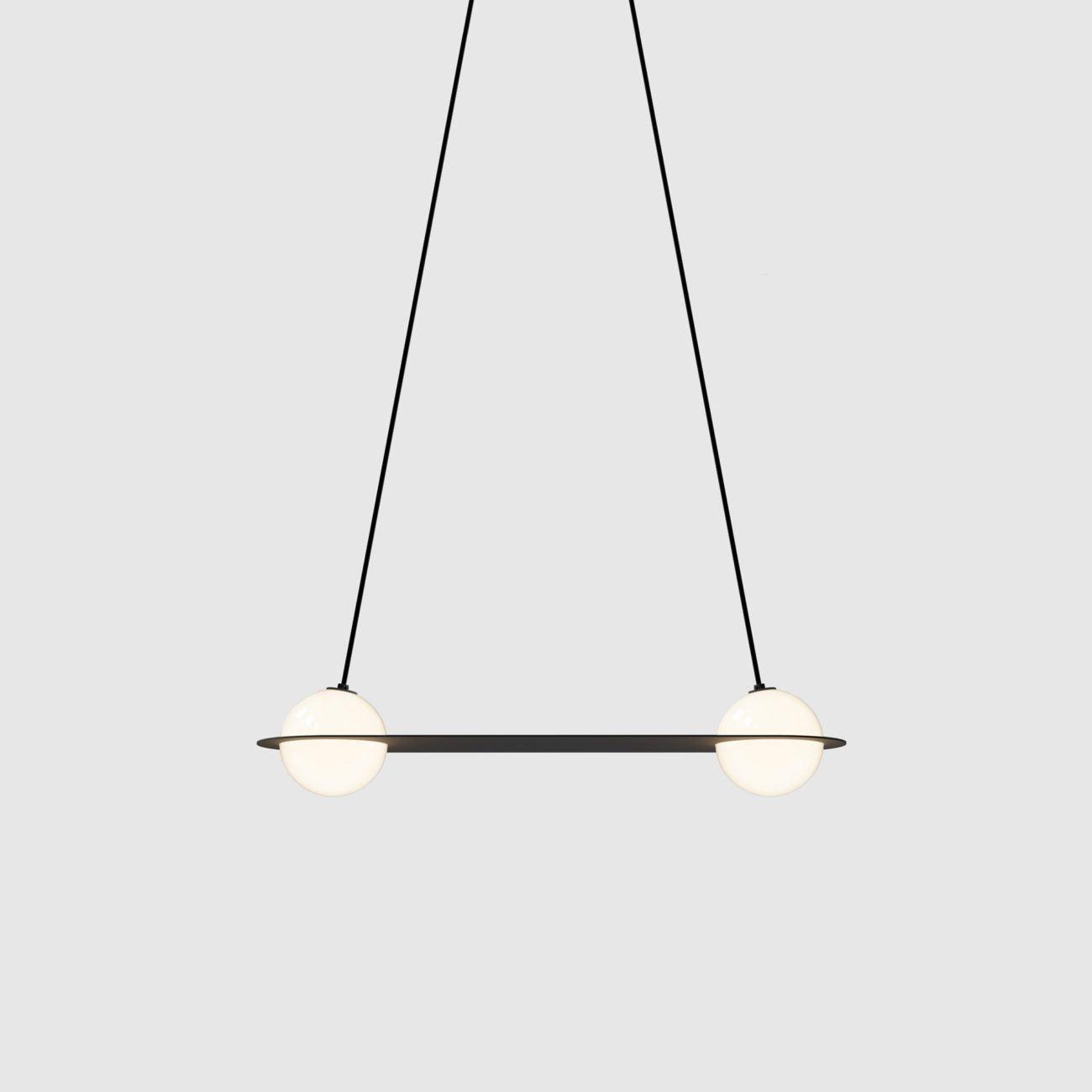 Valentina Black Glass Pendant Lamp - Letslighting