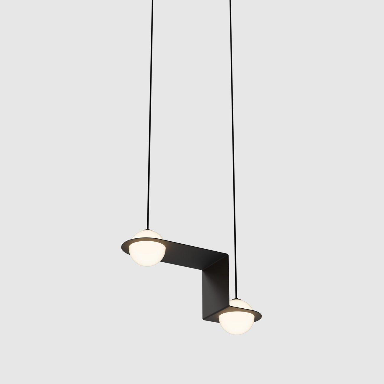 Valentina Black Glass Pendant Lamp - Letslighting