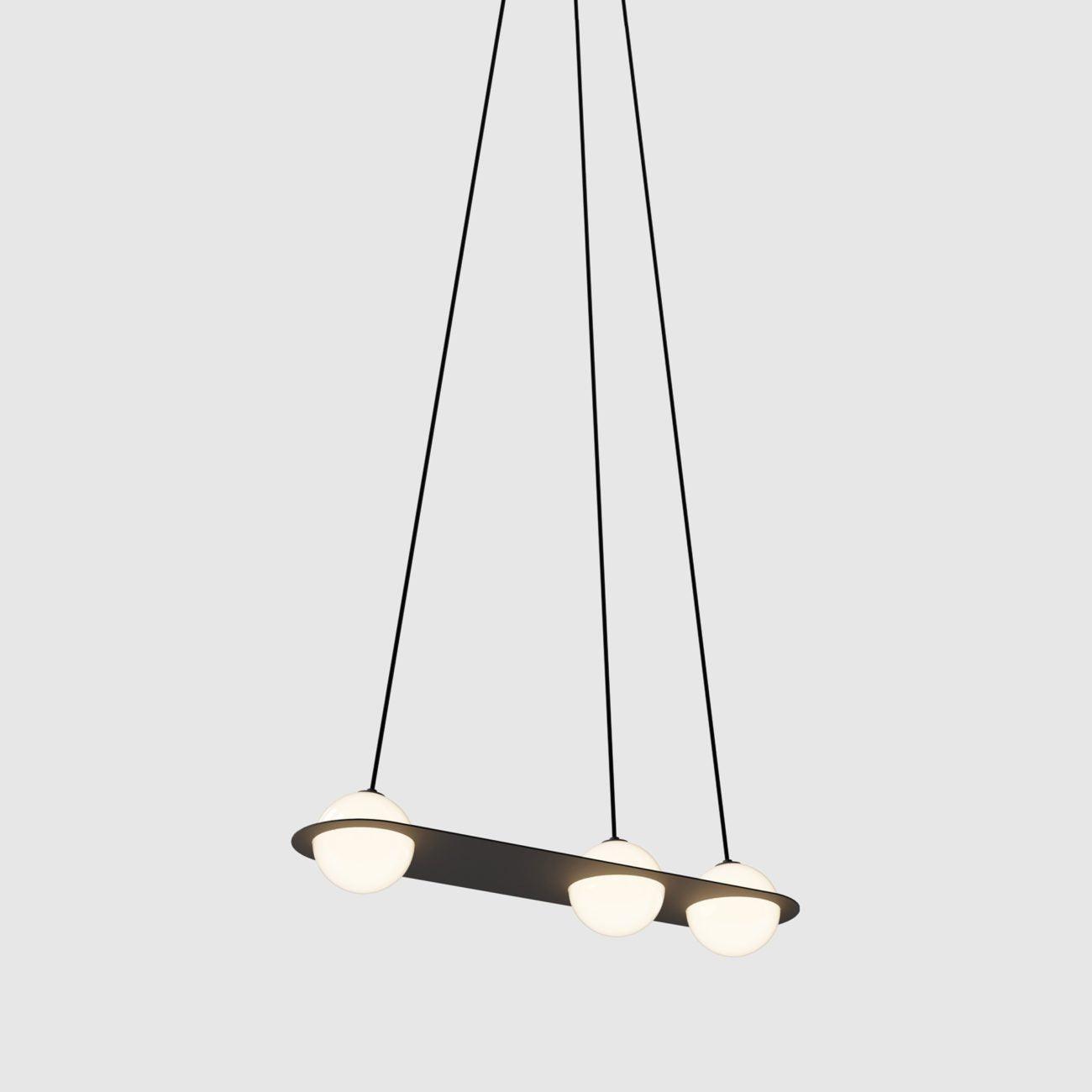 Valentina Black Glass Pendant Lamp - Letslighting