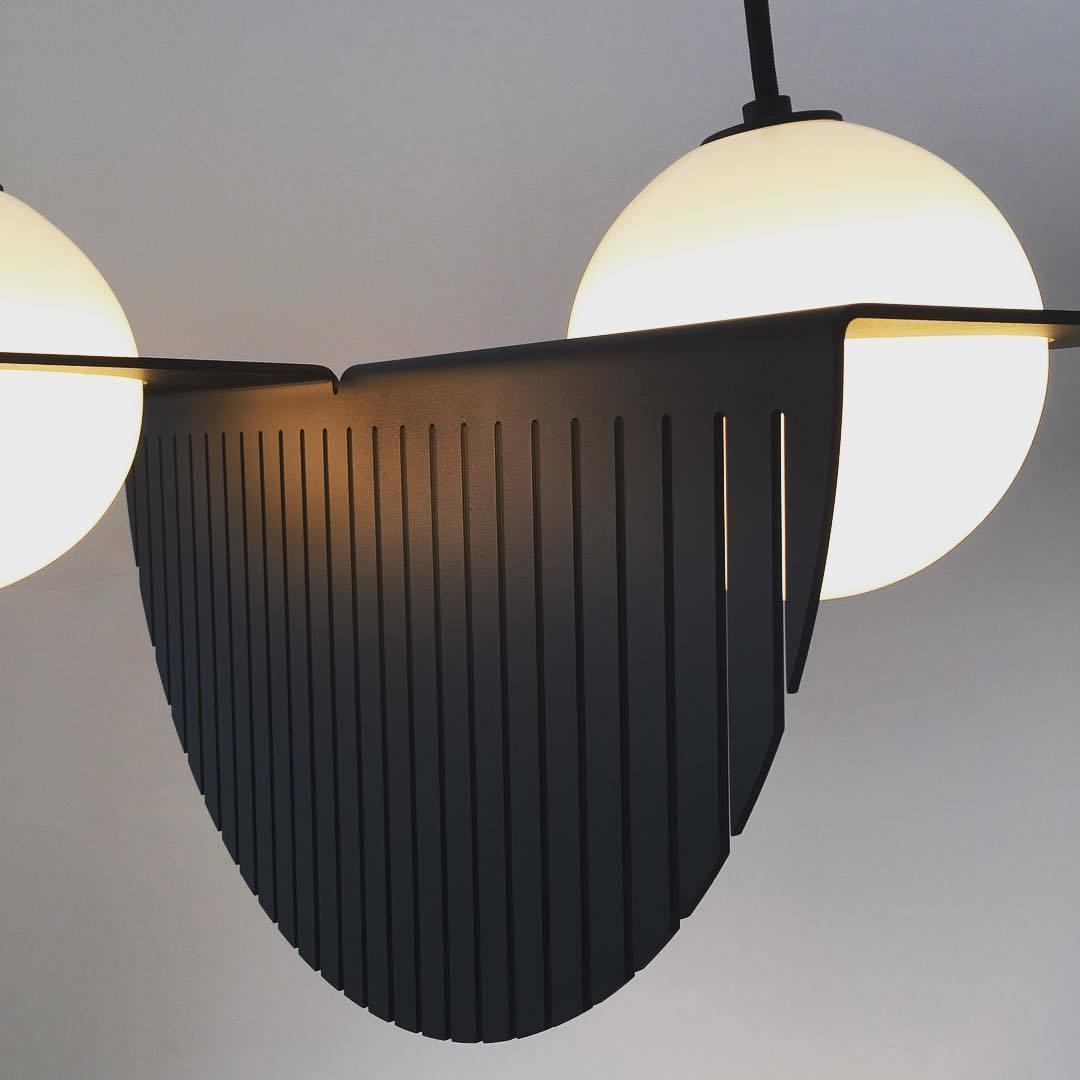 Valentina Black Glass Pendant Lamp - Letslighting