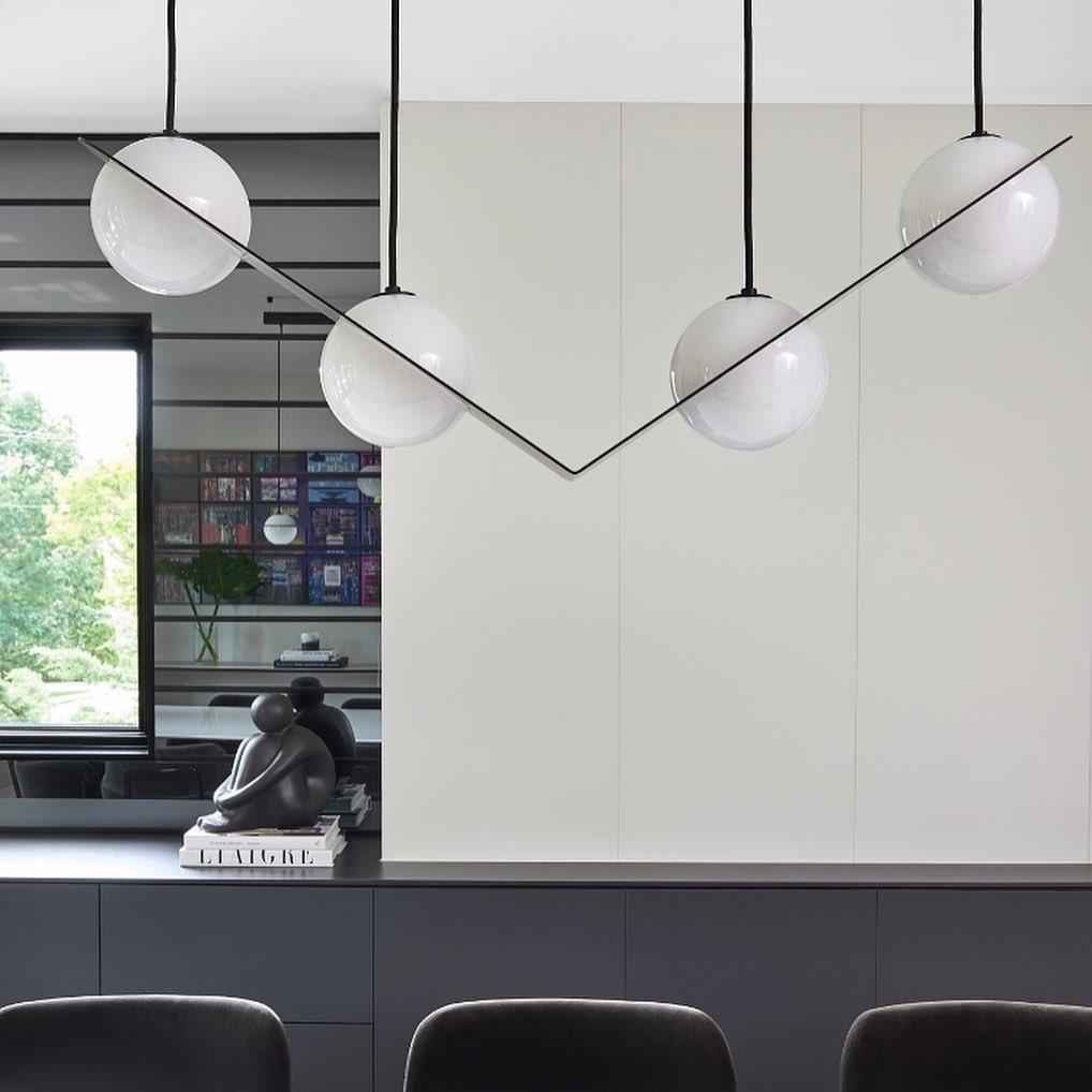 Valentina Black Glass Pendant Lamp - Letslighting