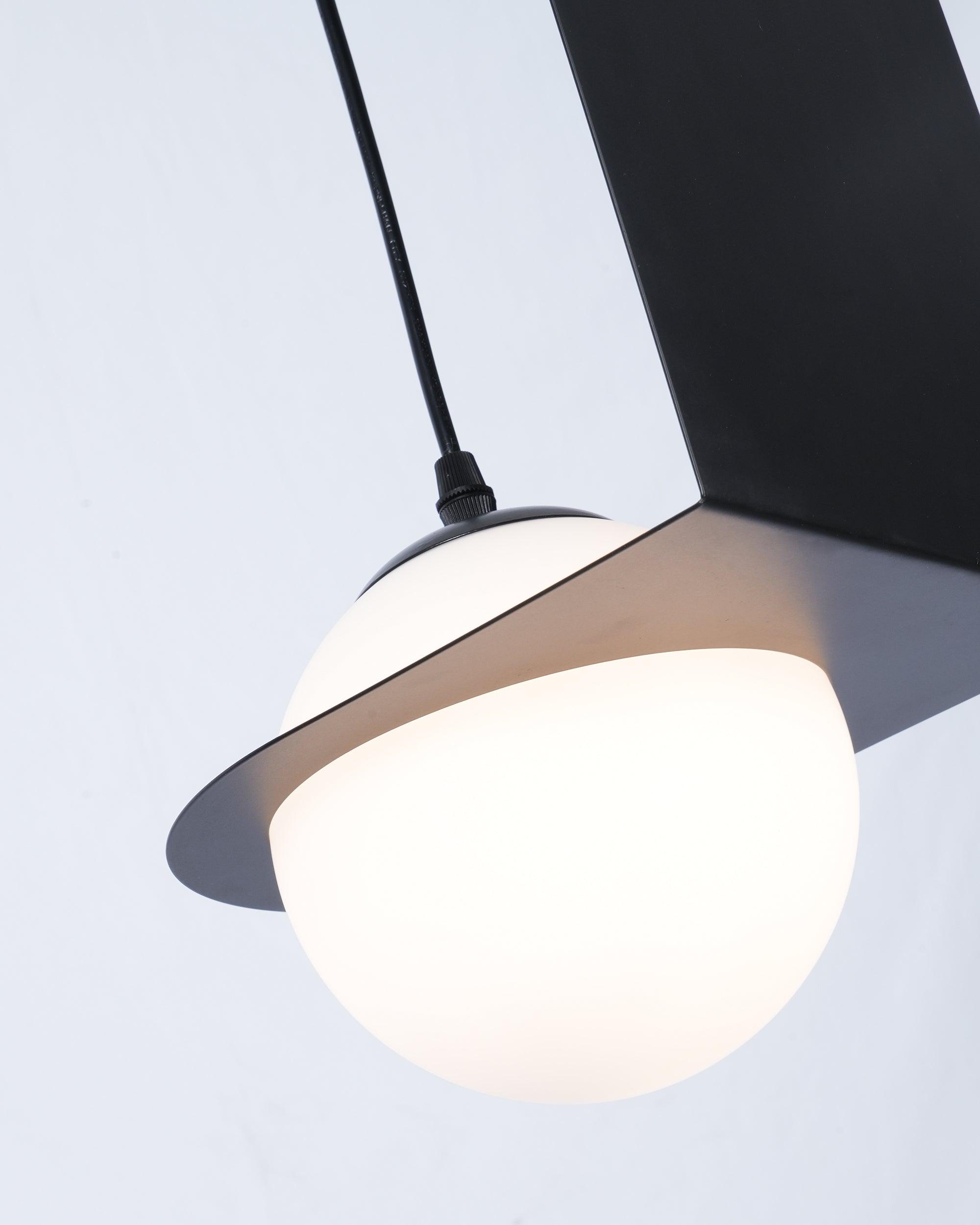 Valentina Black Glass Pendant Lamp - Letslighting