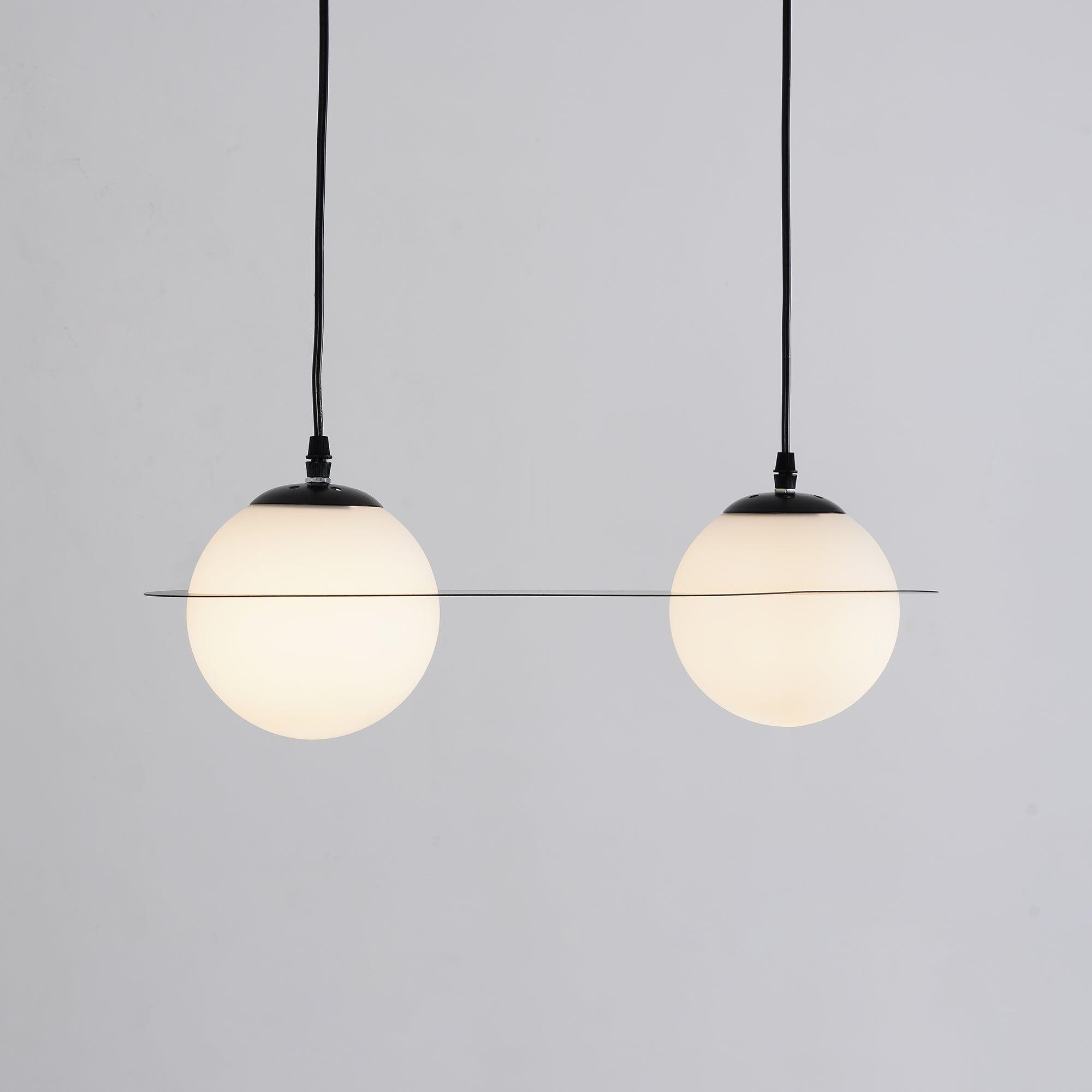 Valentina Black Glass Pendant Lamp - Letslighting