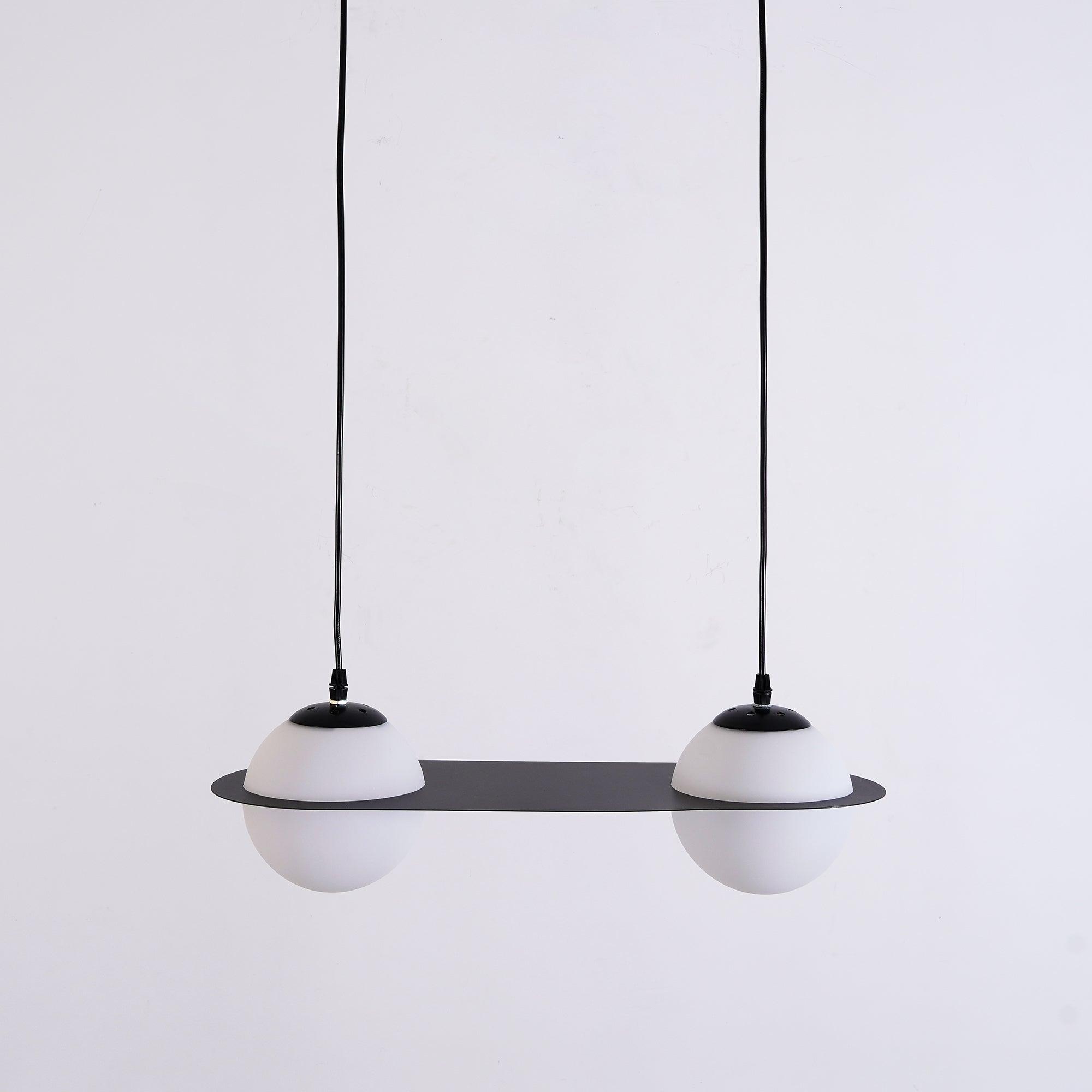 Valentina Black Glass Pendant Lamp - Letslighting
