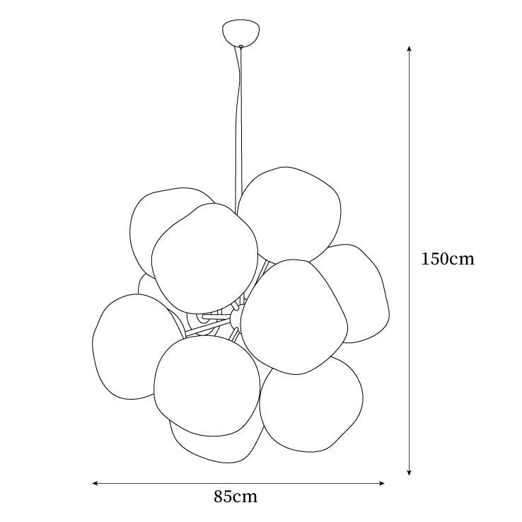 Esola Cluster Glass Pendant Light - Letslighting