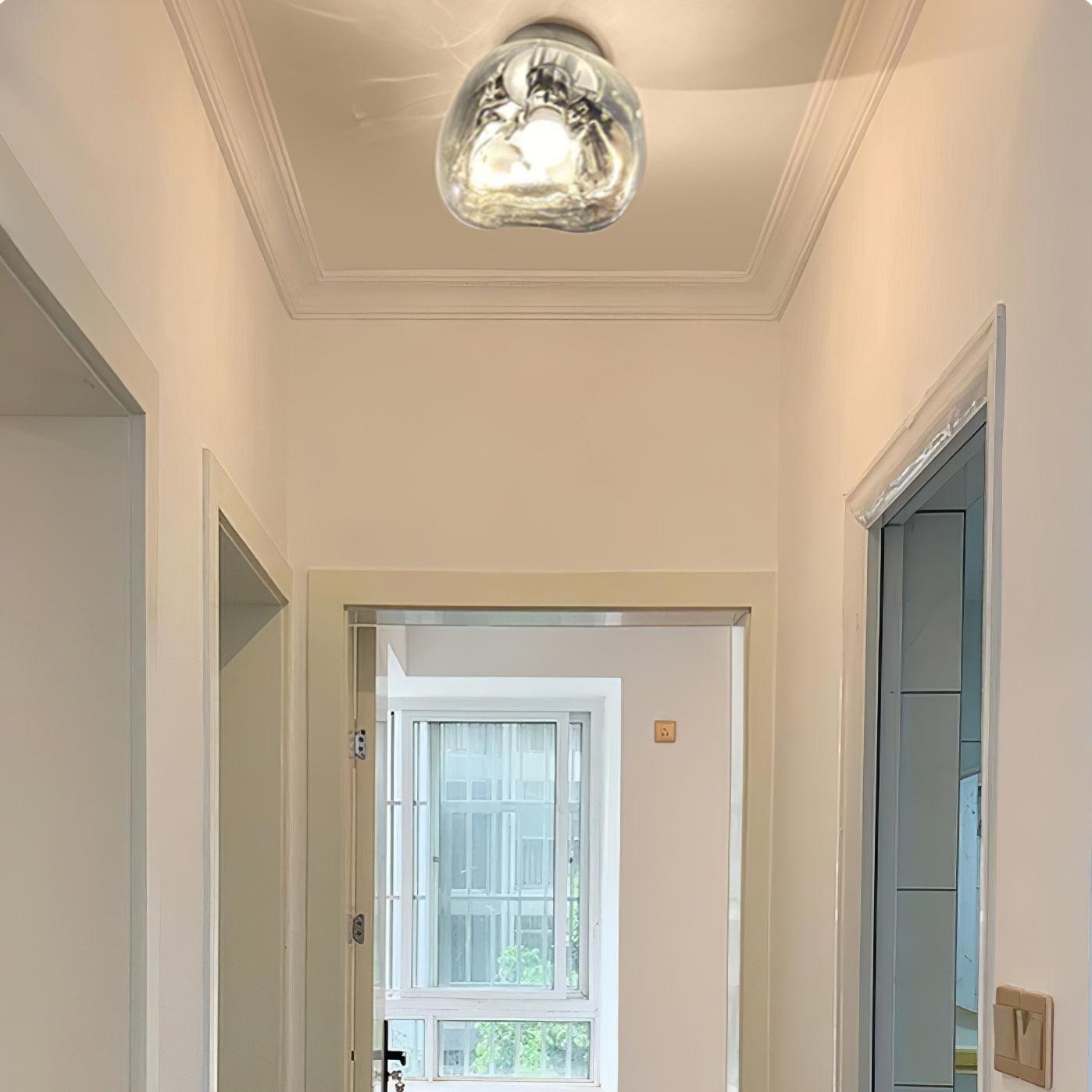 Auden Amber Glass Wall Lamp - Letslighting