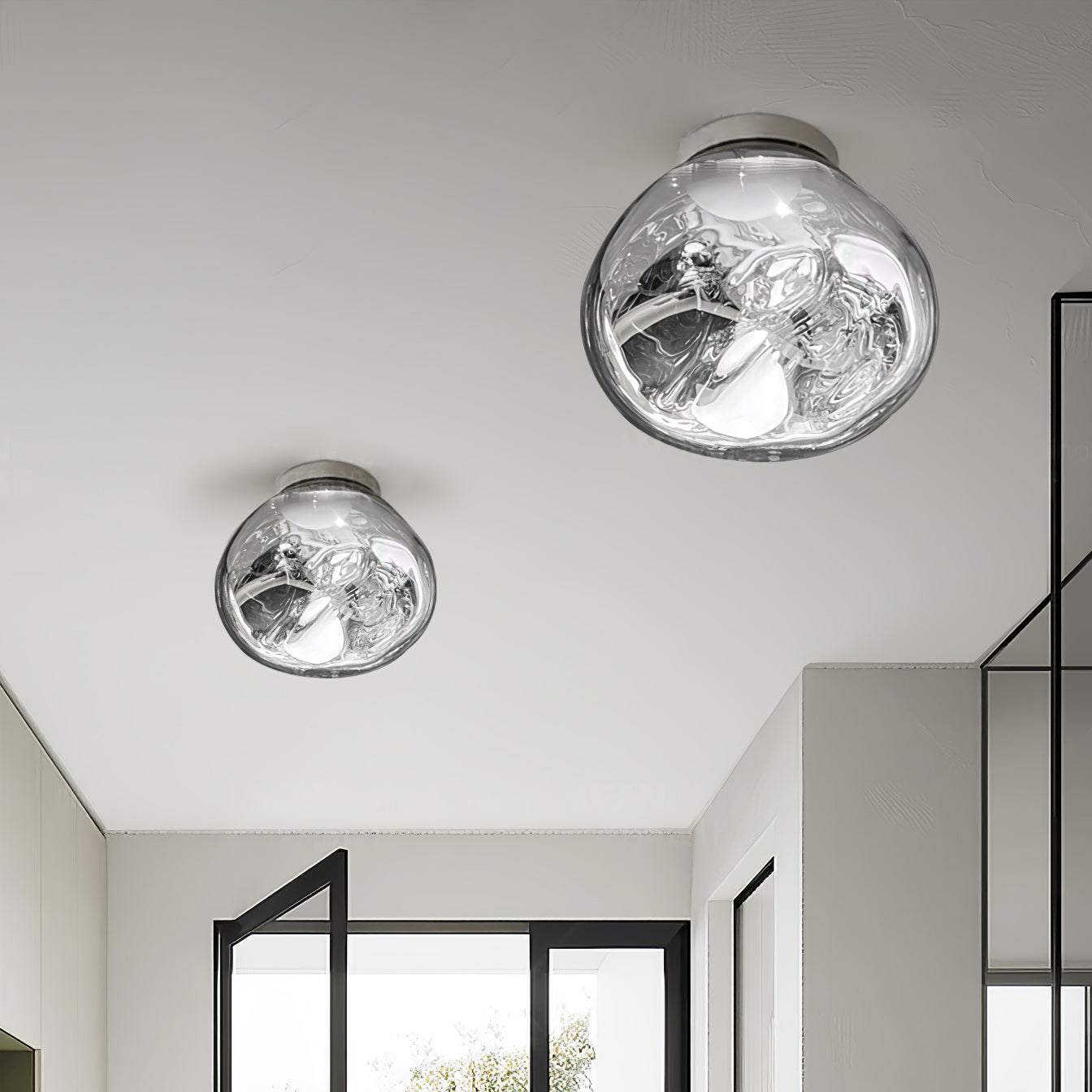 Auden Amber Glass Wall Lamp - Letslighting