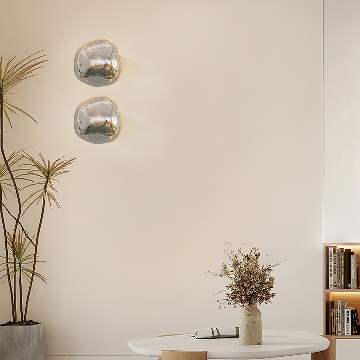 Auden Amber Glass Wall Lamp - Letslighting