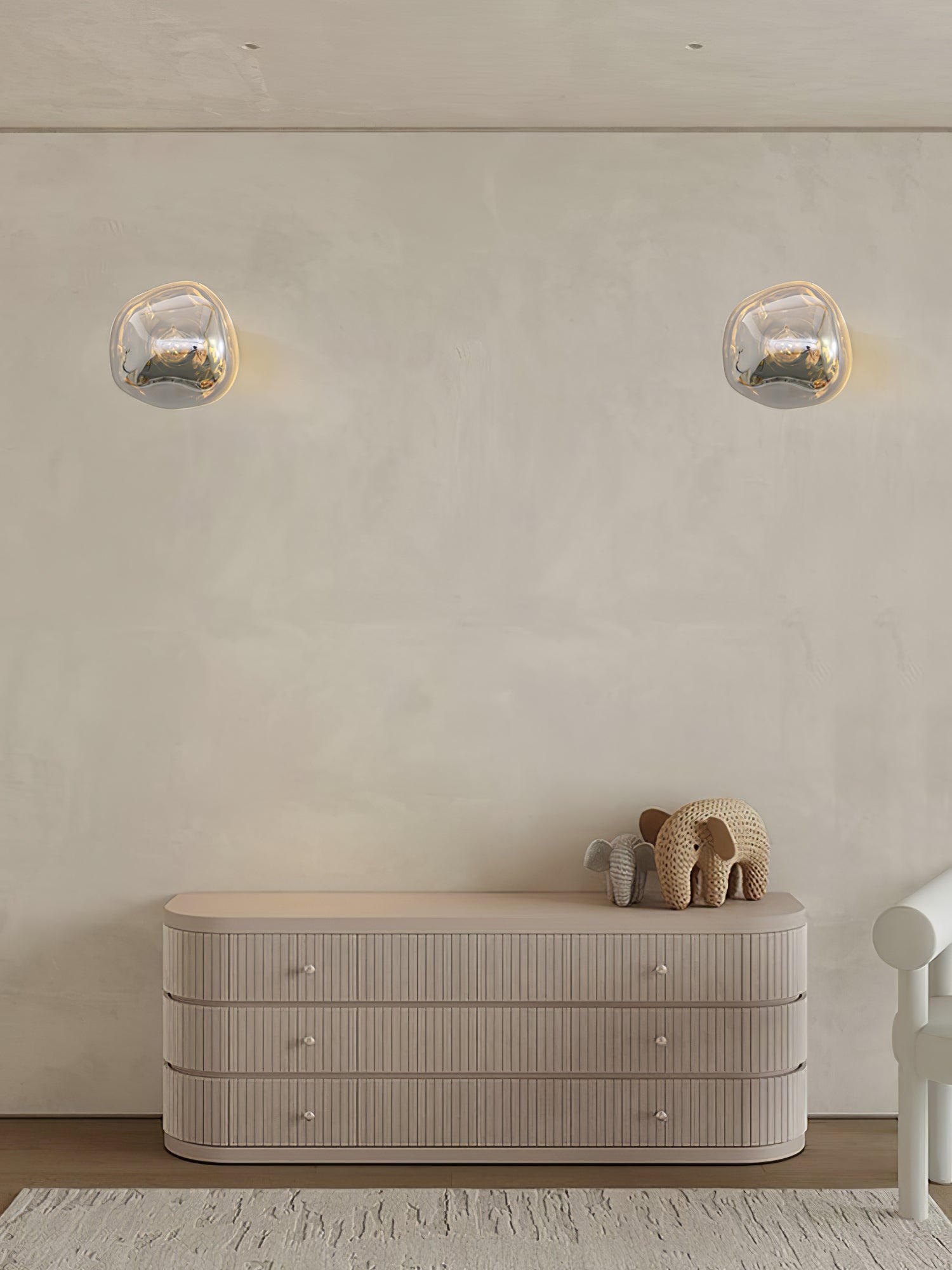 Auden Amber Glass Wall Lamp - Letslighting