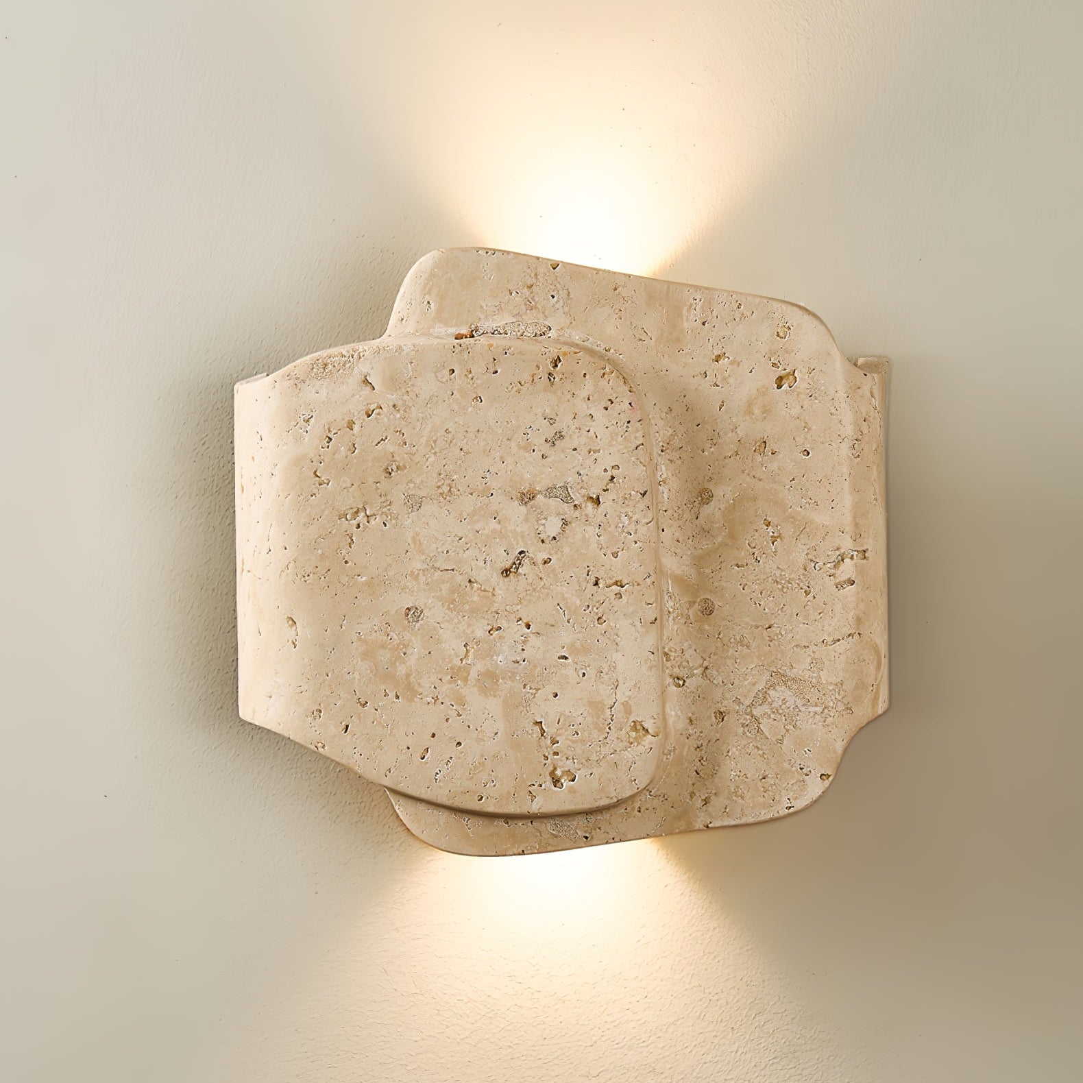 Layered Travertine Wall Light - Letslighting
