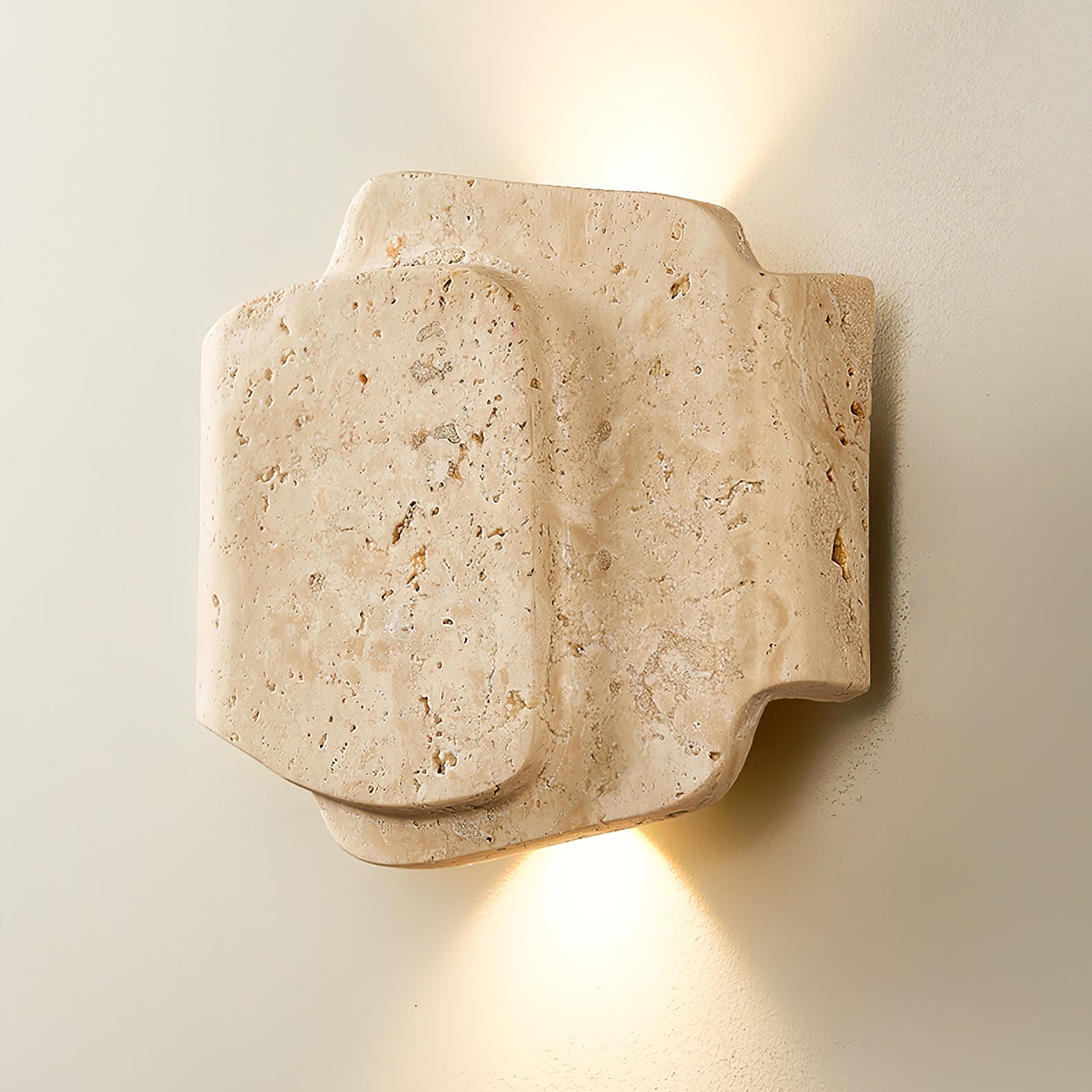 Layered Travertine Wall Light - Letslighting