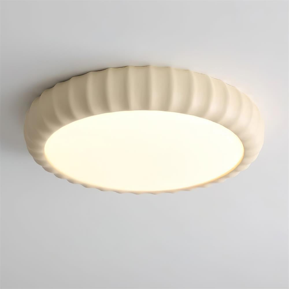 Ceiling Light Soft Green Resin Minimalist Flush Mount Modern - Letslighting