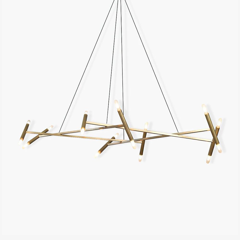 Astra Modern Brass Chandelier - Letslighting