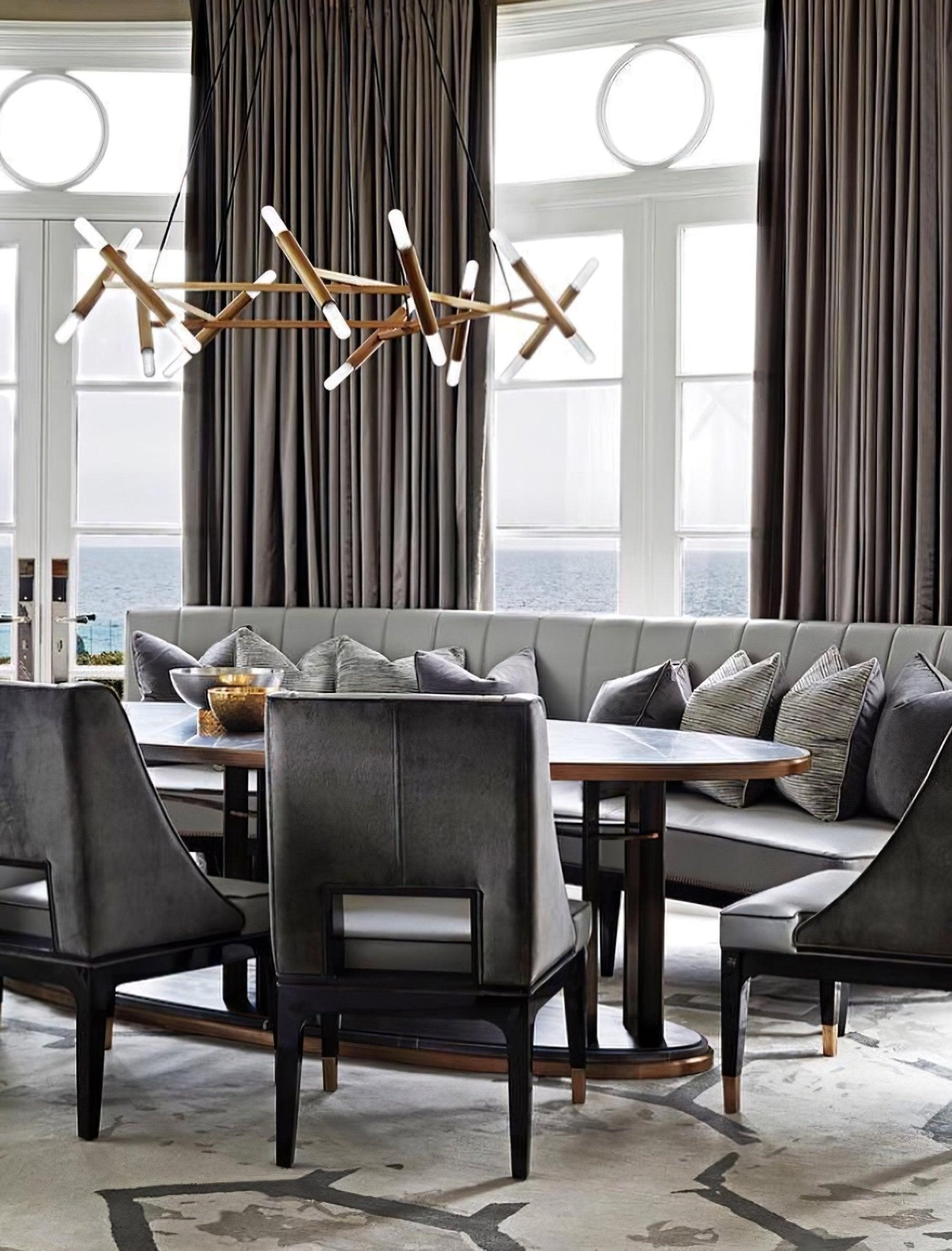Astra Modern Brass Chandelier - Letslighting