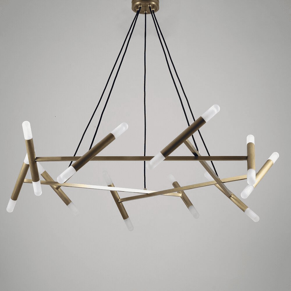 Astra Modern Brass Chandelier - Letslighting