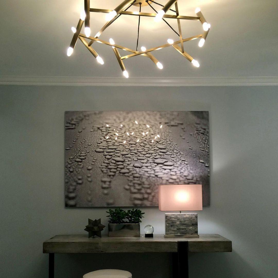 Astra Modern Brass Chandelier - Letslighting