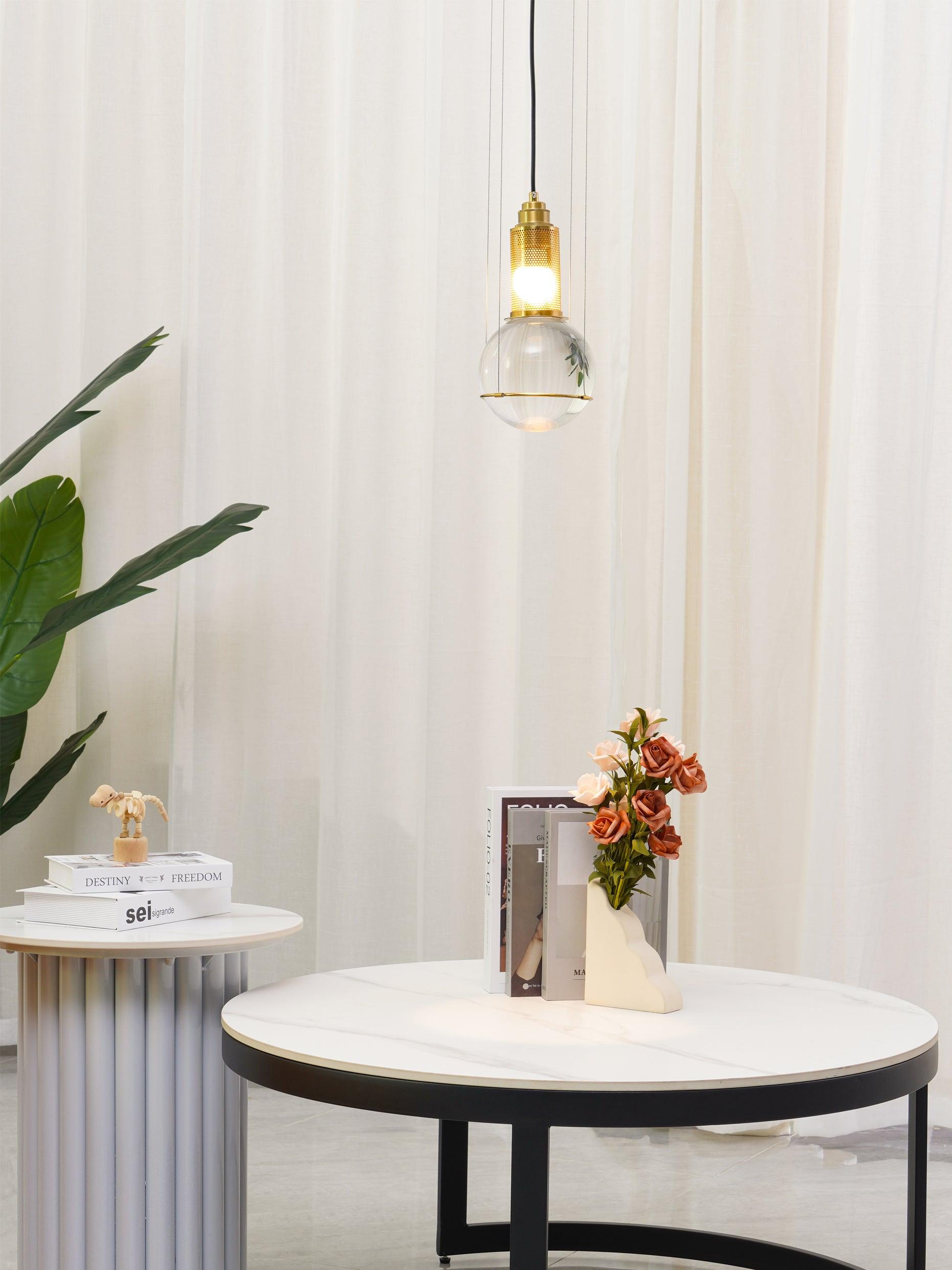 Solara Pendant Light Crystal Adjustable - Letslighting