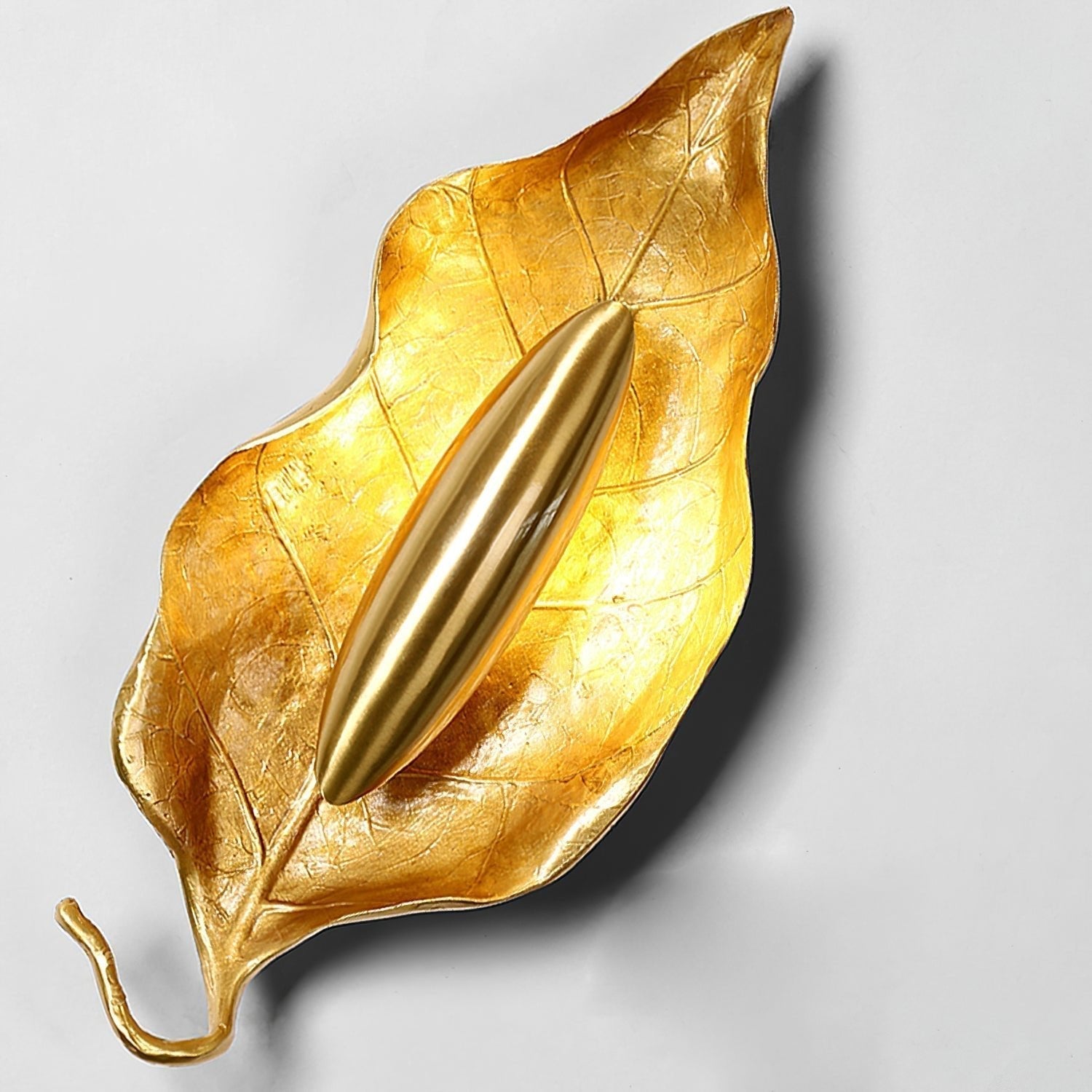 Evraee Nordic Art Leaf Brass Wall Lamp - Letslighting