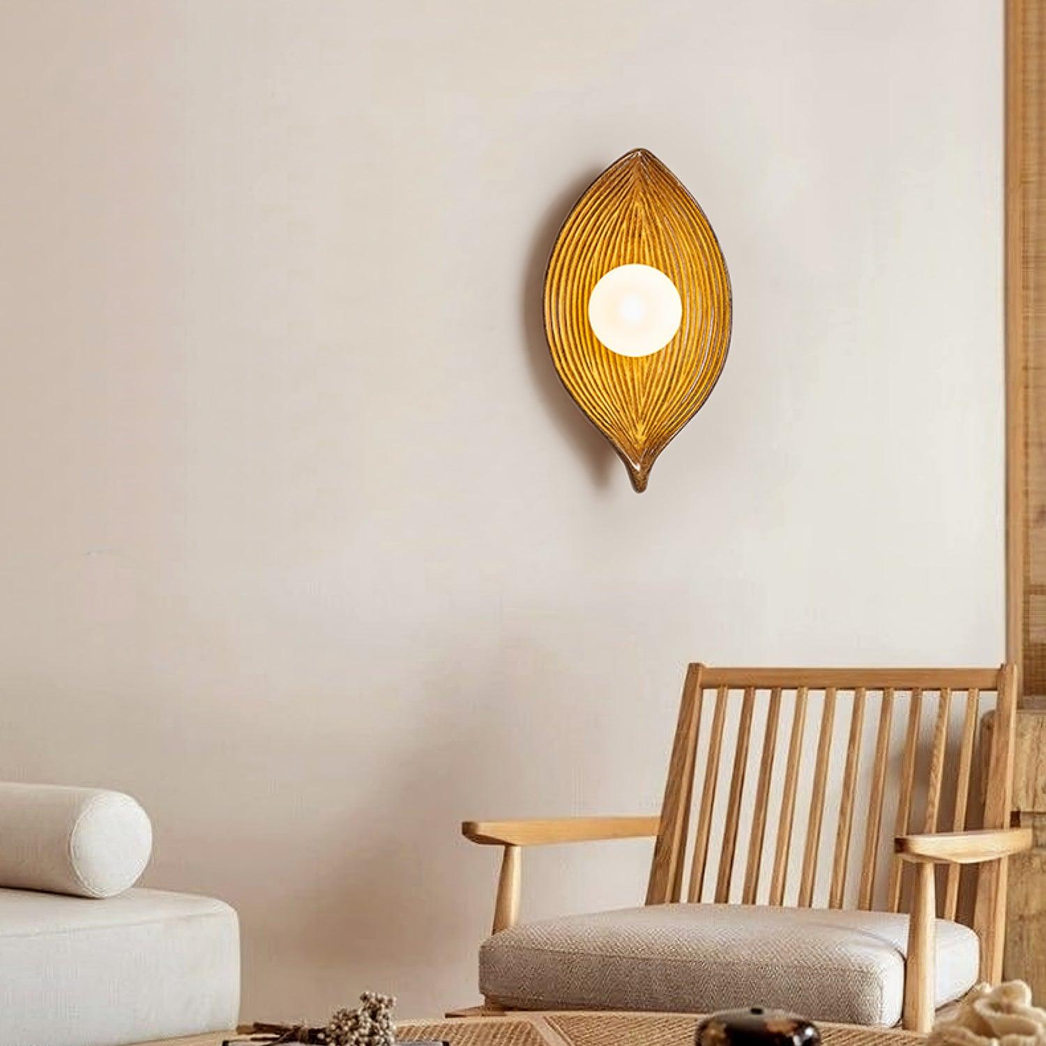 Zotalisra Leaf Canoe Resin Sconce Wall lamp - Letslighting