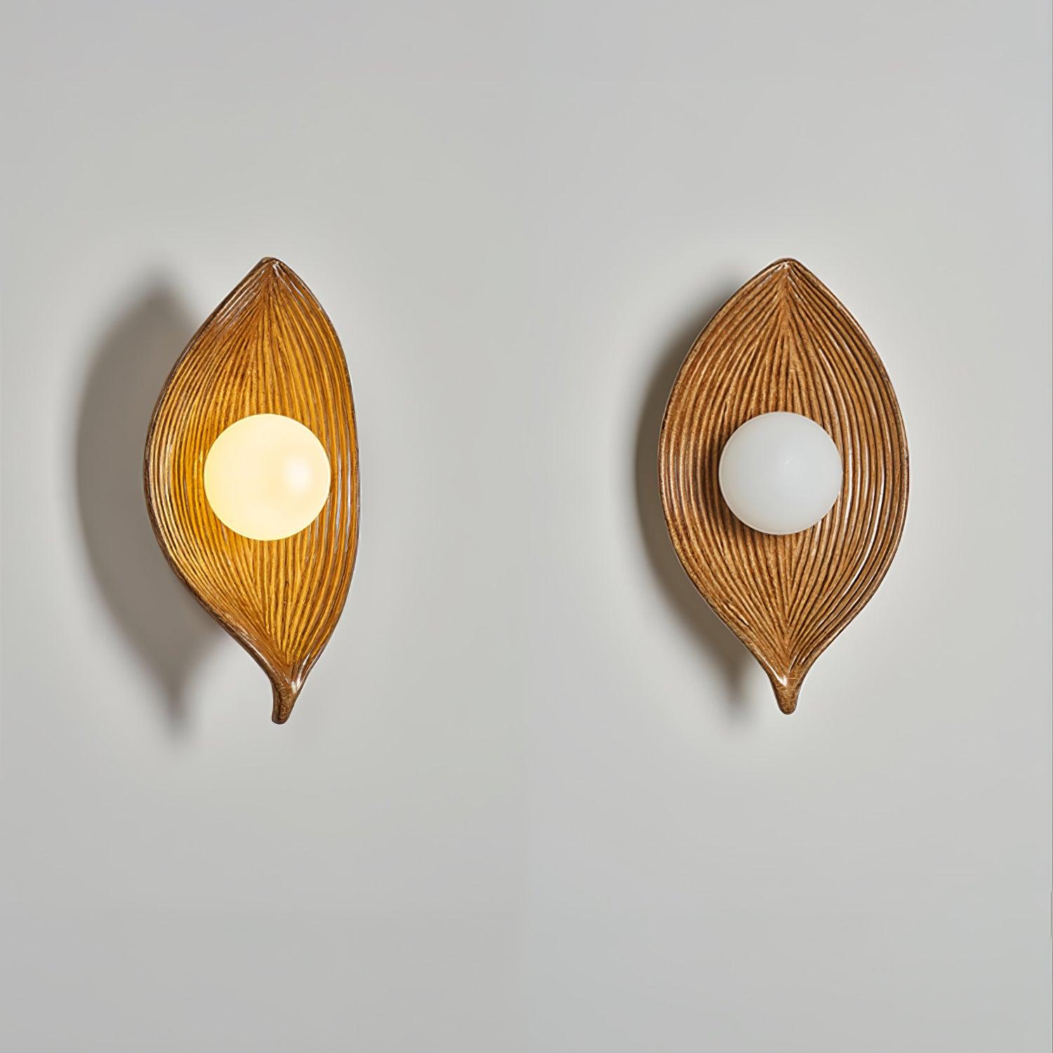 Zotalisra Leaf Canoe Resin Sconce Wall lamp - Letslighting