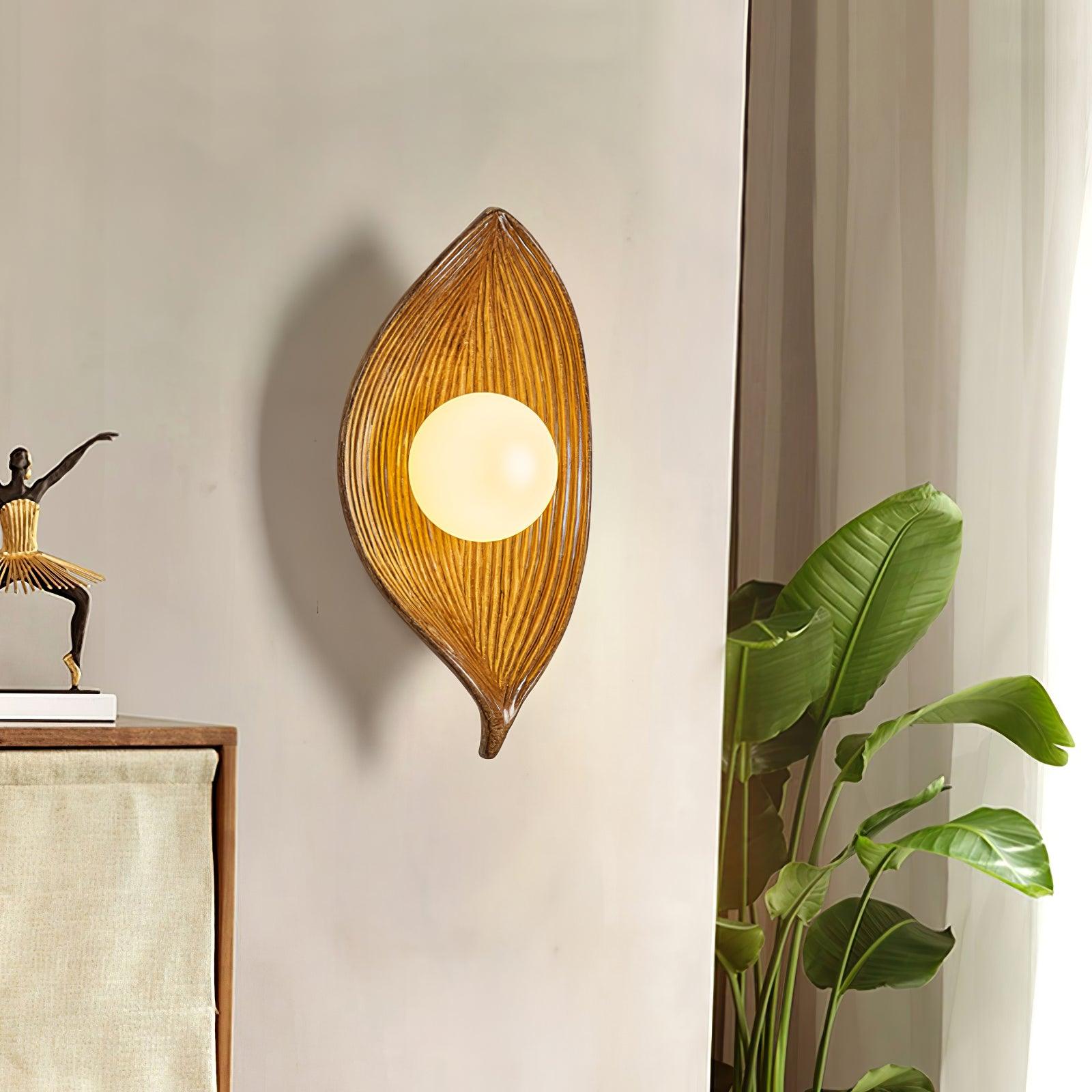 Zotalisra Leaf Canoe Resin Sconce Wall lamp - Letslighting