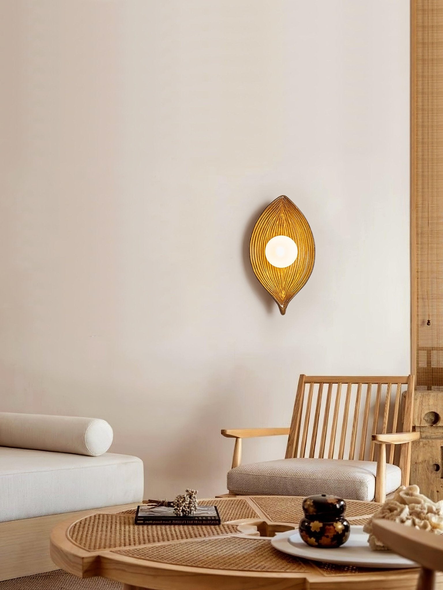 Zotalisra Leaf Canoe Resin Sconce Wall lamp - Letslighting