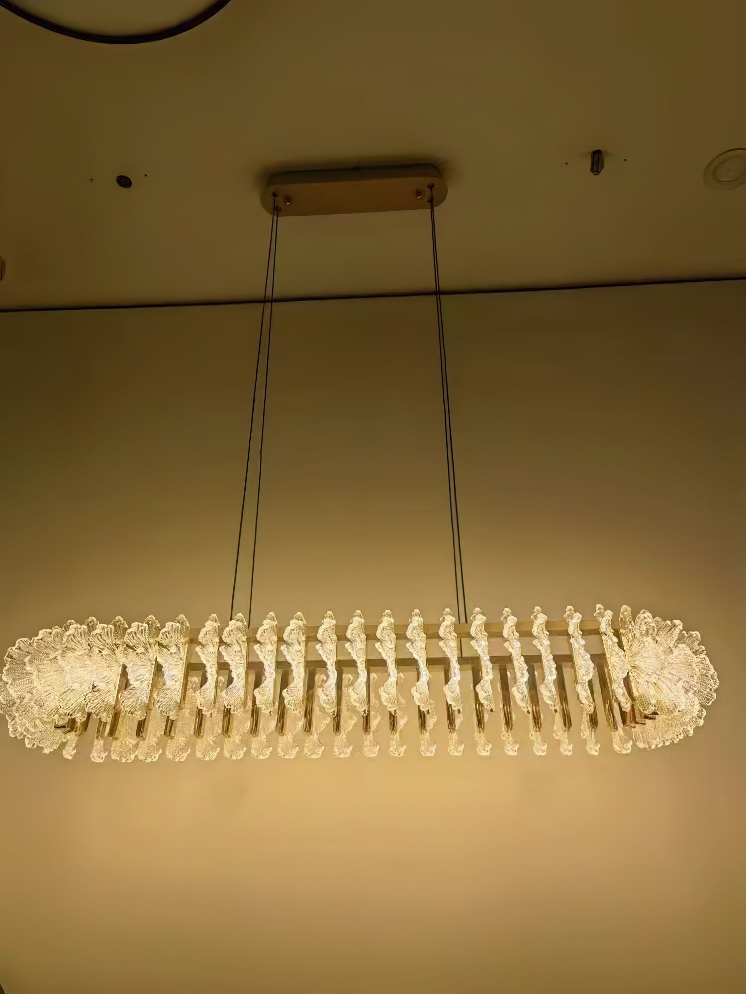 Ulcarir Luxury Leaf Glass Acrylic Chandelier - Letslighting