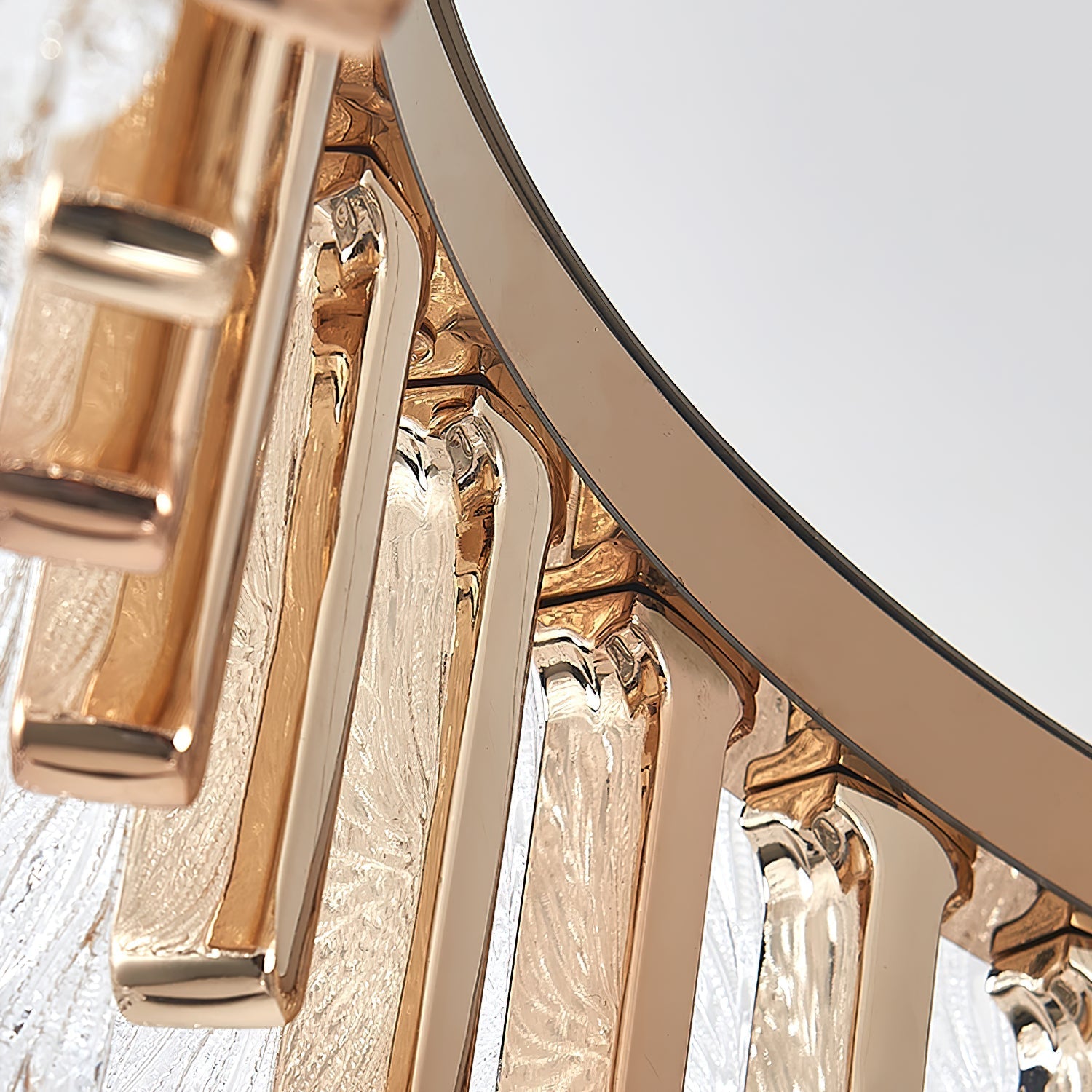 Ulcarir Luxury Leaf Glass Acrylic Chandelier - Letslighting