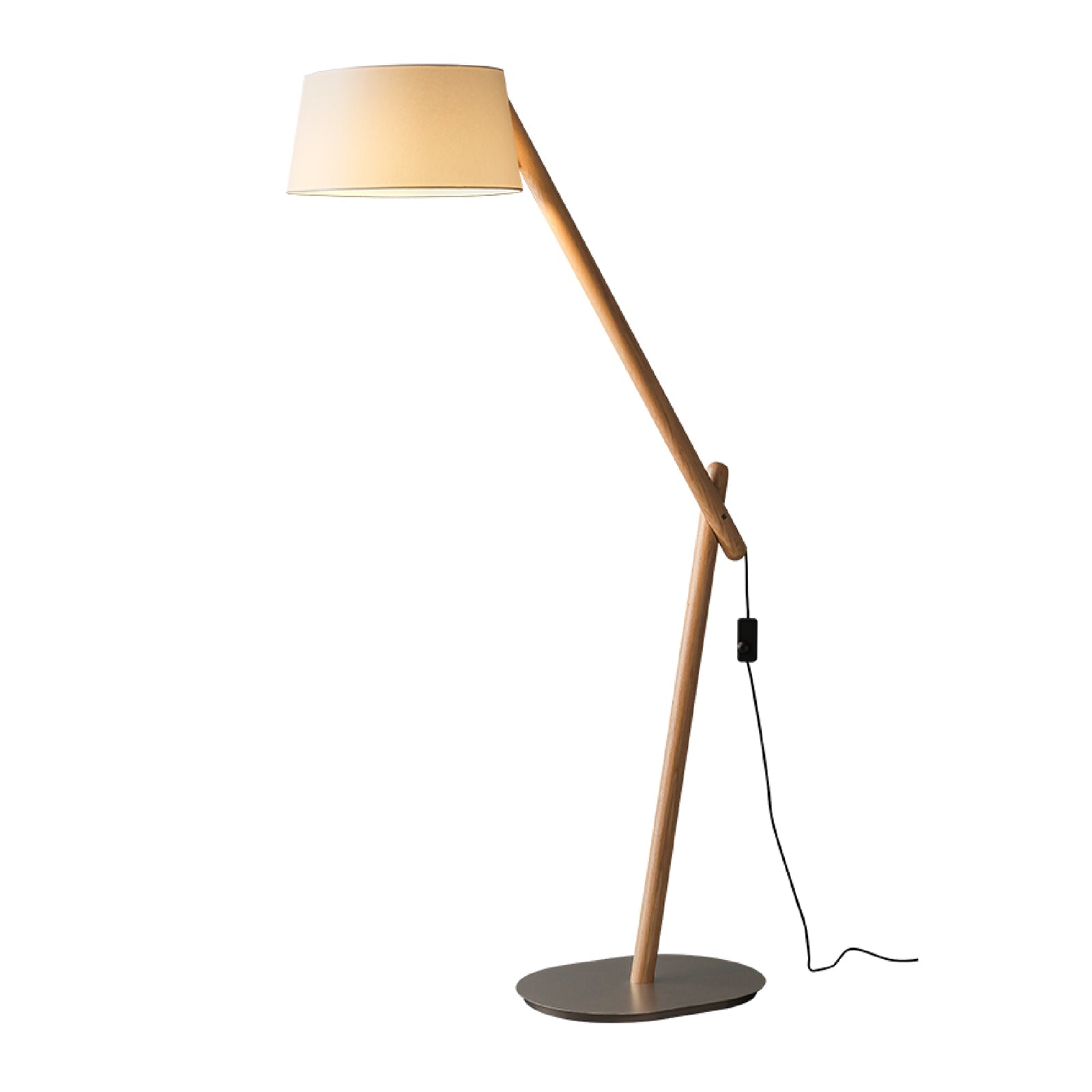 Cethar Scandinavian Fabric Floor Lamp - Letslighting