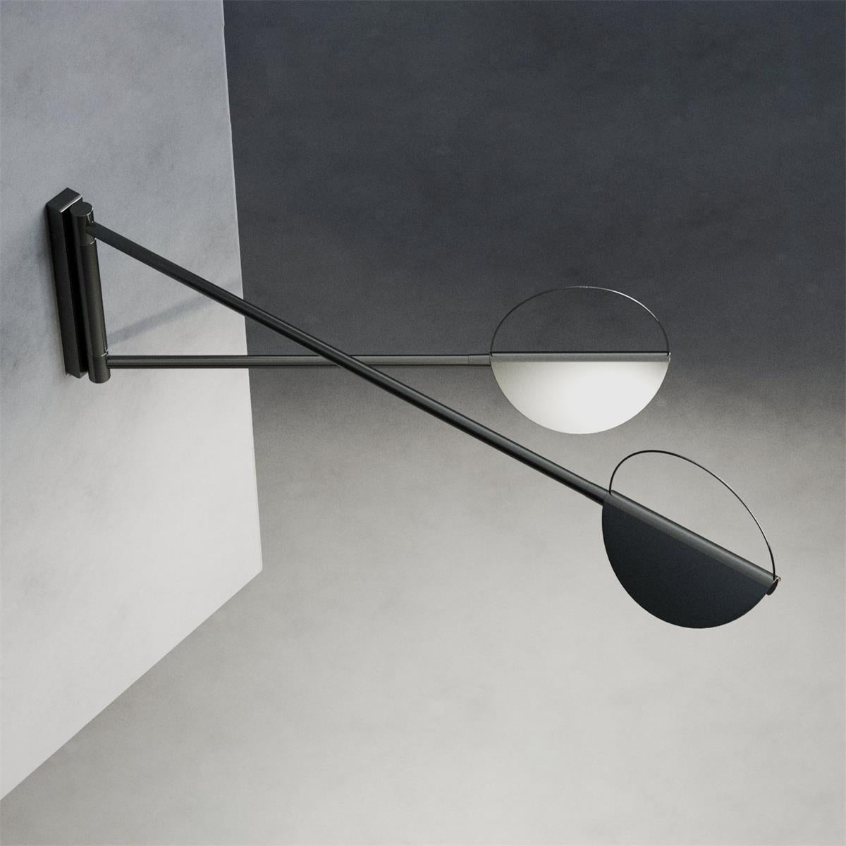 Leaves Wall Lamp Circular Matte Two-Arm Minimalist - Letslighting
