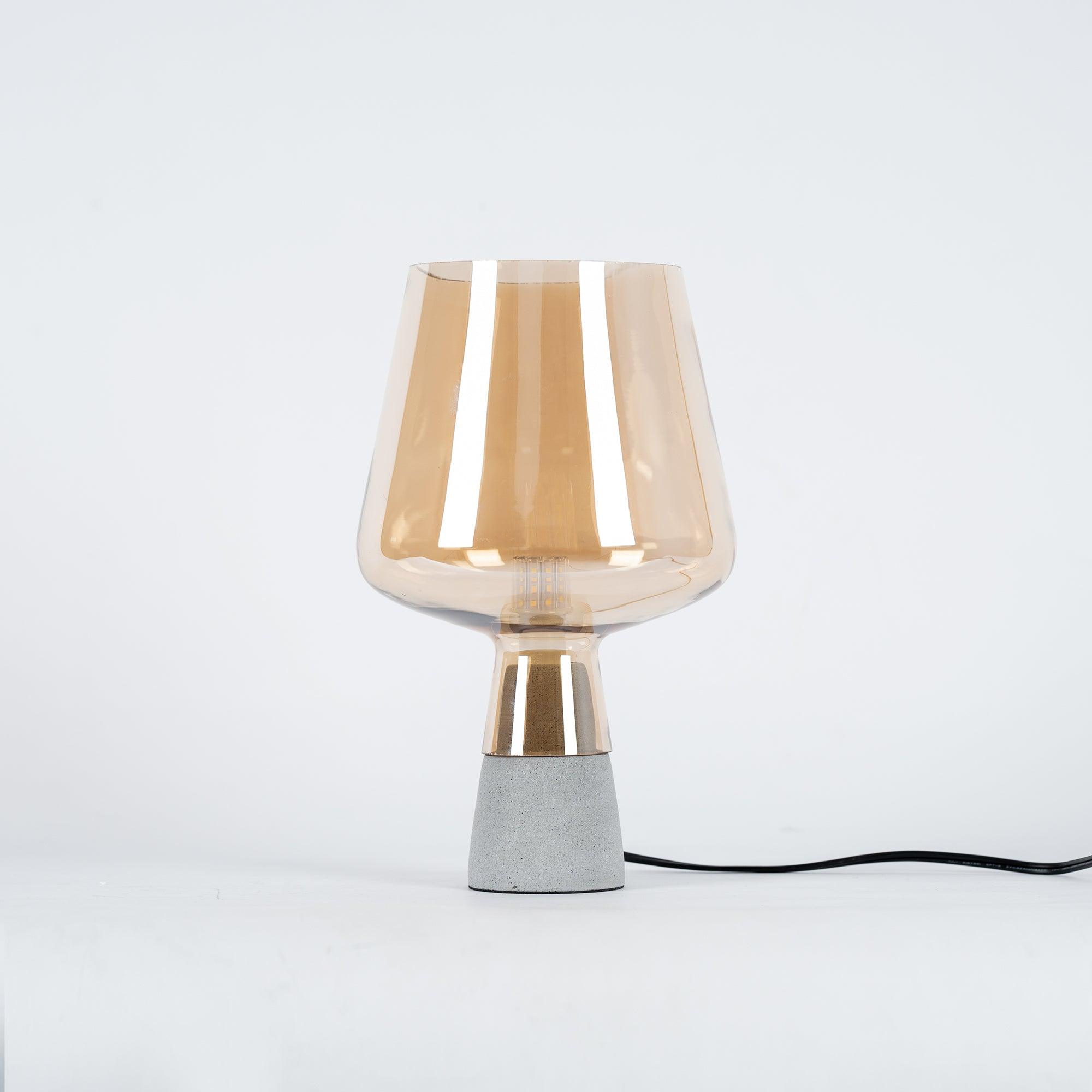 Lydia Minimalist Cement Table Lamp - Letslighting