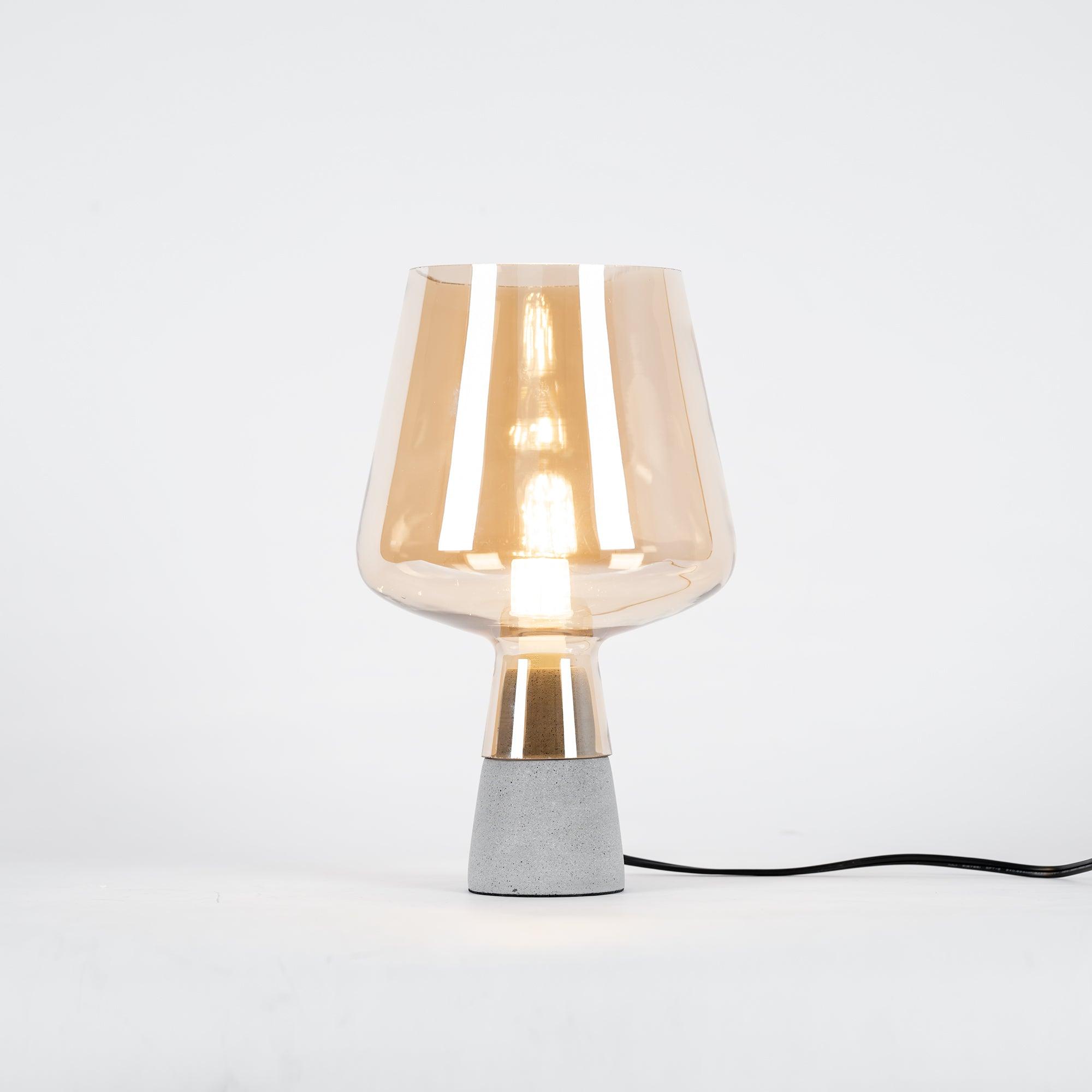 Lydia Minimalist Cement Table Lamp - Letslighting