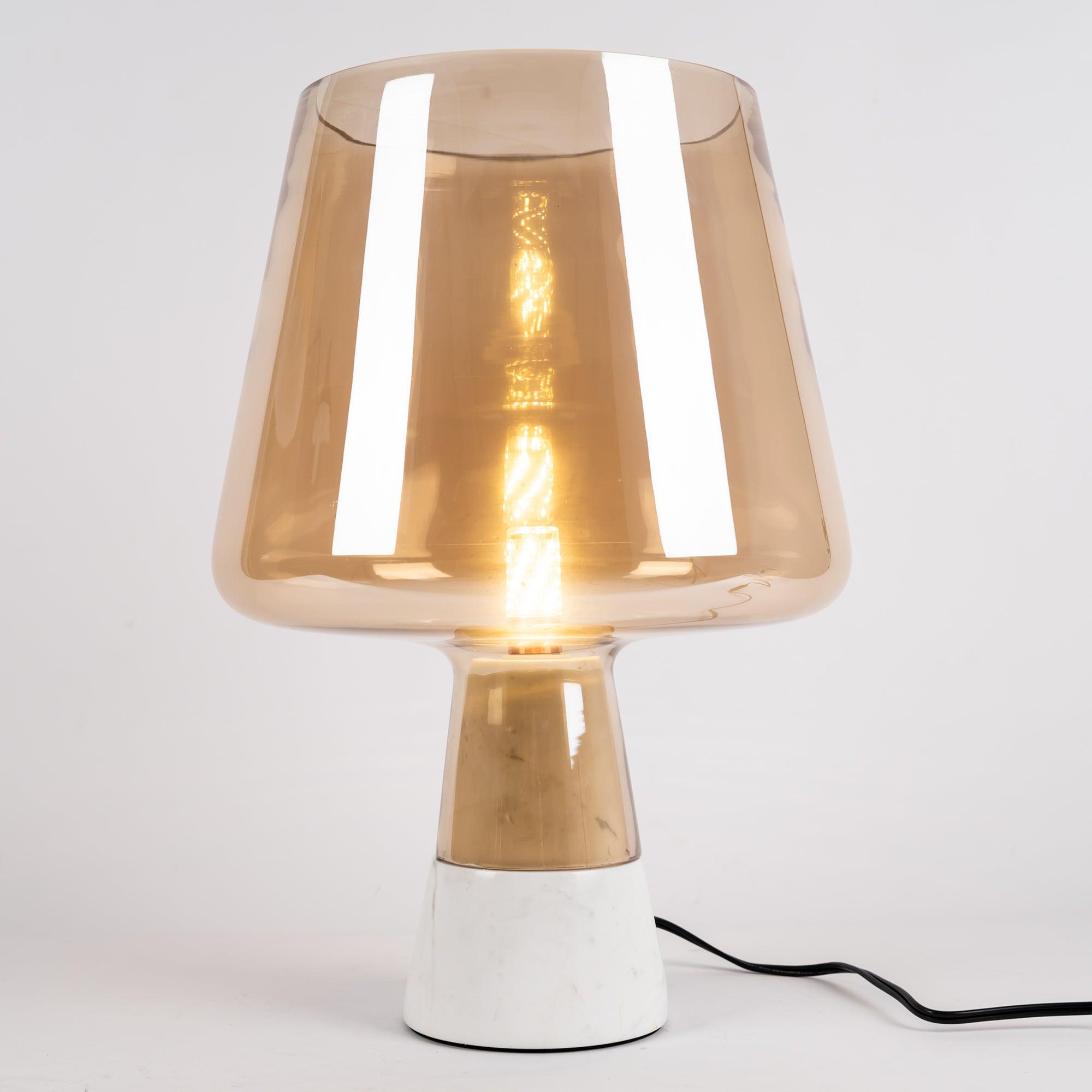 Lydia Minimalist Cement Table Lamp - Letslighting