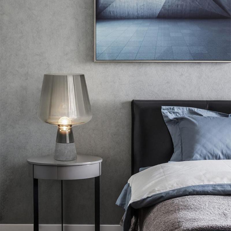 Lydia Minimalist Cement Table Lamp - Letslighting