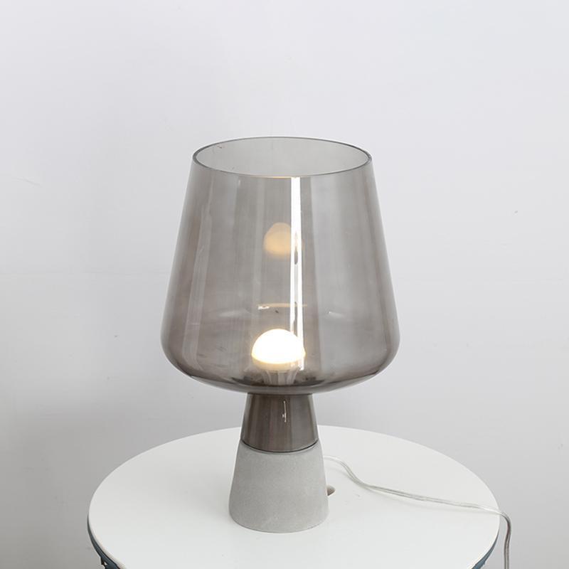 Lydia Minimalist Cement Table Lamp - Letslighting