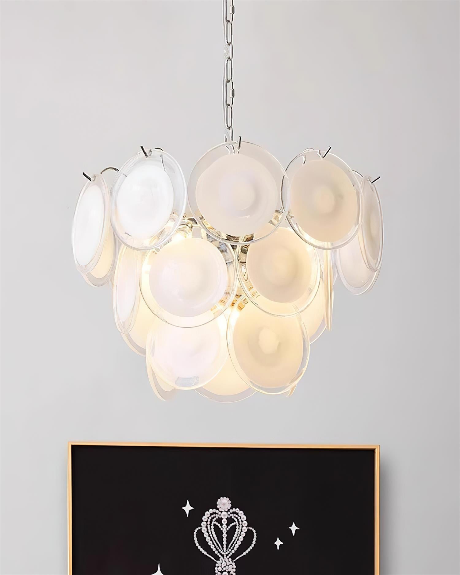 Lelaina Chandelier Hand-Blown Glass Cascade - Letslighting
