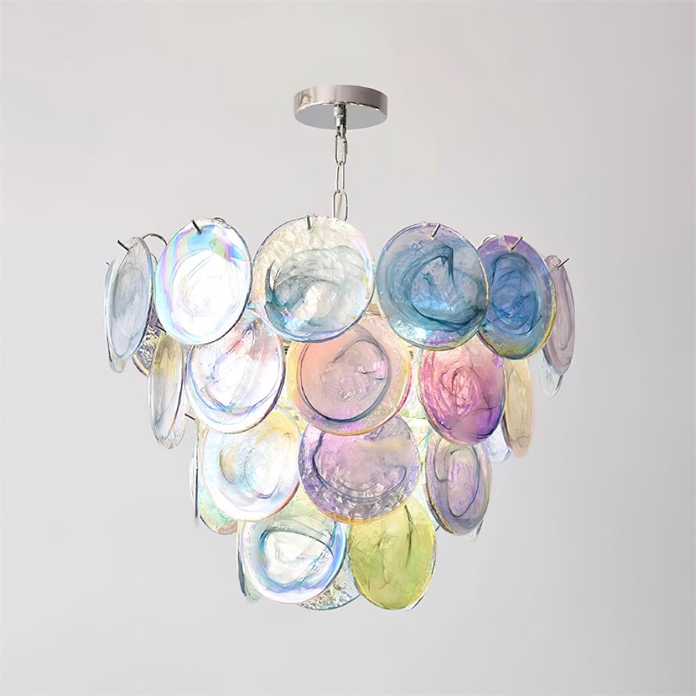 Lelaina Chandelier Hand-Blown Glass Cascade - Letslighting