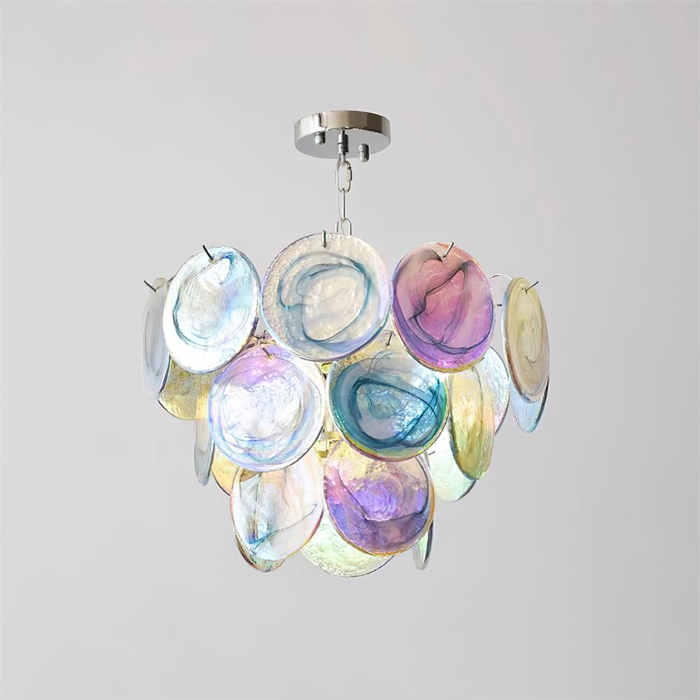 Lelaina Chandelier Hand-Blown Glass Cascade - Letslighting