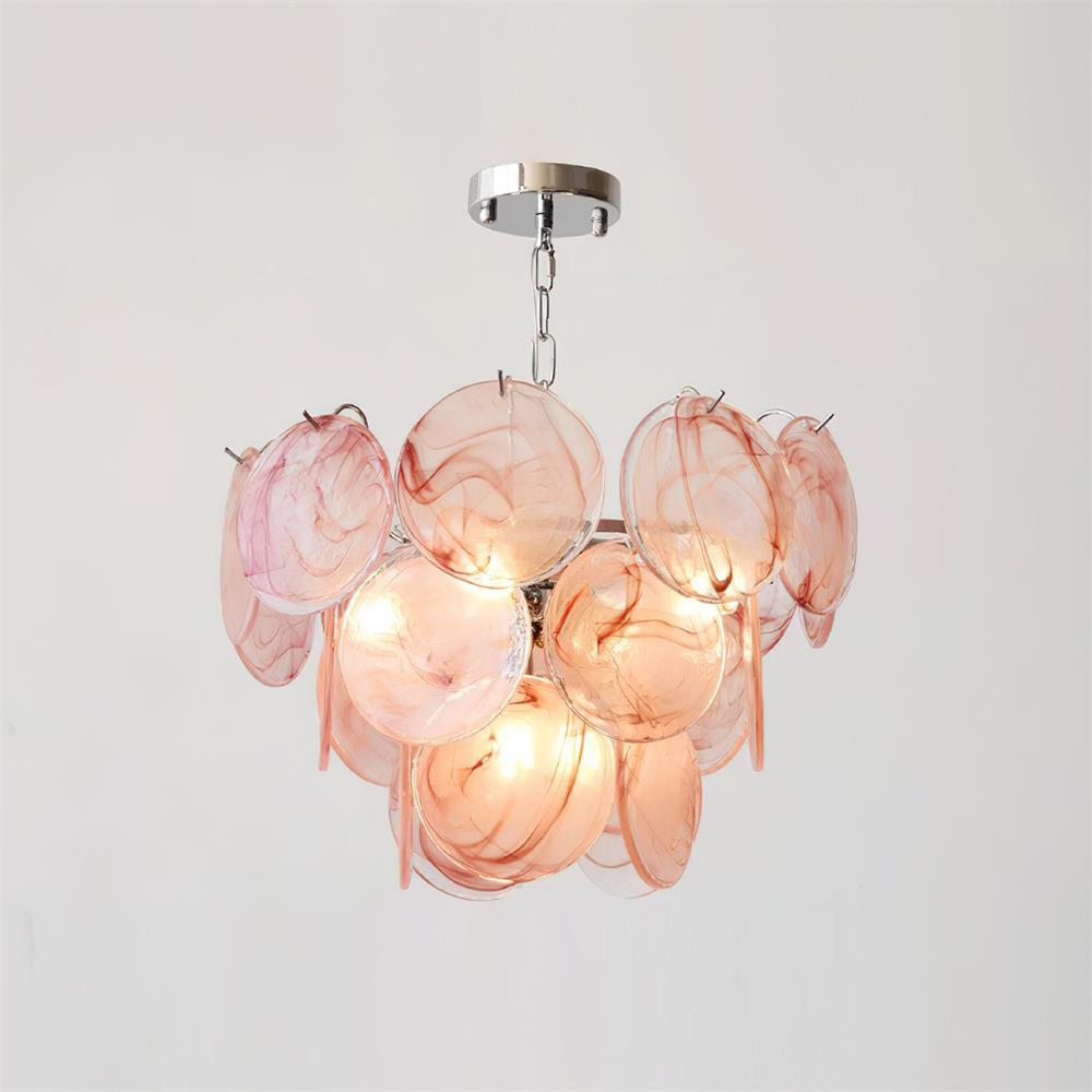 Lelaina Chandelier Hand-Blown Glass Cascade - Letslighting