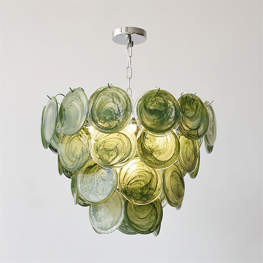 Lelaina Chandelier Hand-Blown Glass Cascade - Letslighting