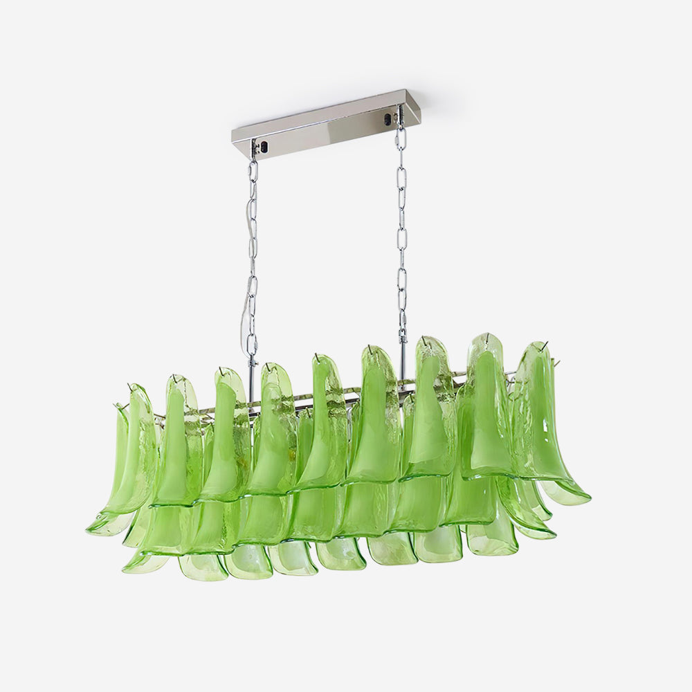 Elizabeth  Murano Chandelier Rectangular