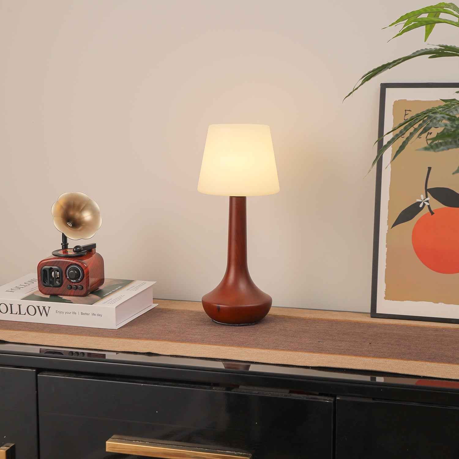Bello Wooden Retro Table Lamp - Letslighting