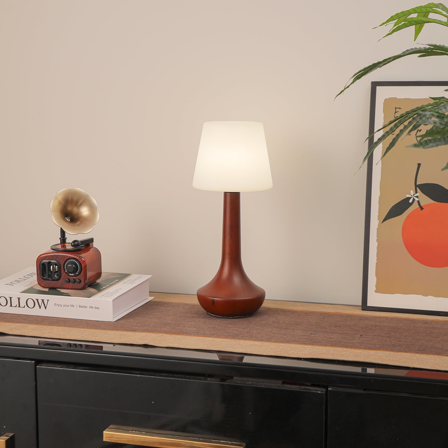 Bello Wooden Retro Table Lamp - Letslighting