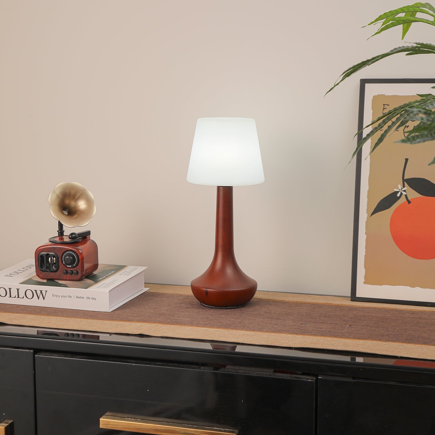 Bello Wooden Retro Table Lamp - Letslighting