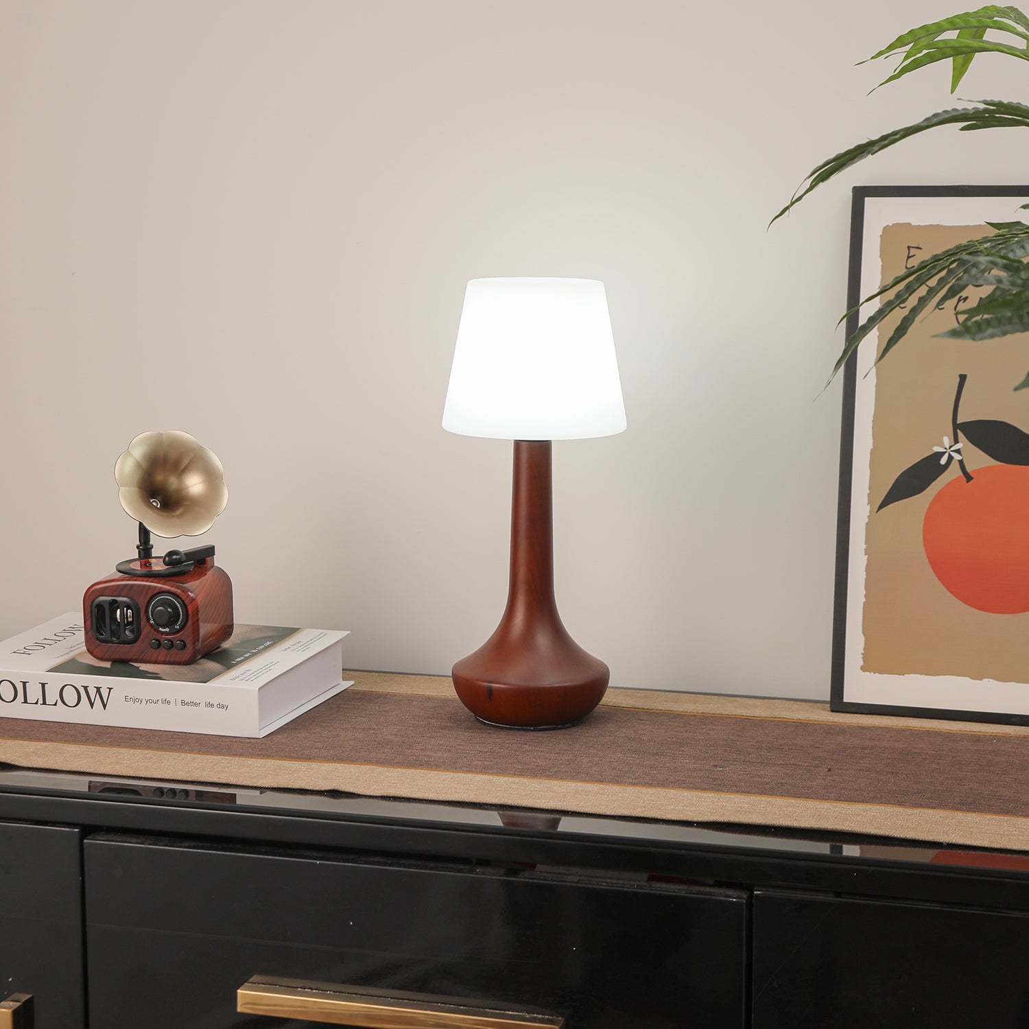 Bello Wooden Retro Table Lamp - Letslighting