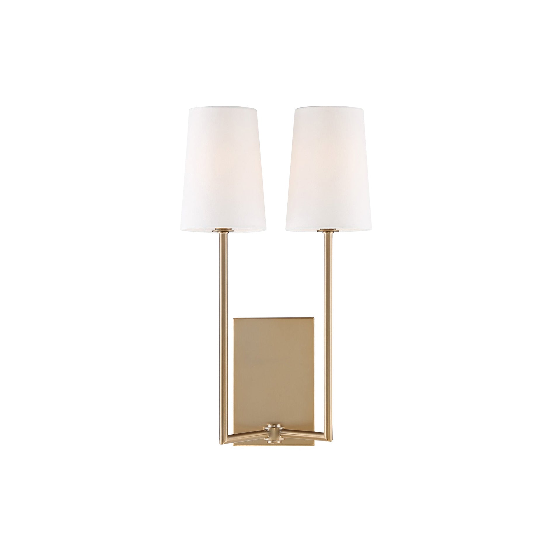 Sytheir Vintage Art Brass Fabric Wall Lamp - Letslighting