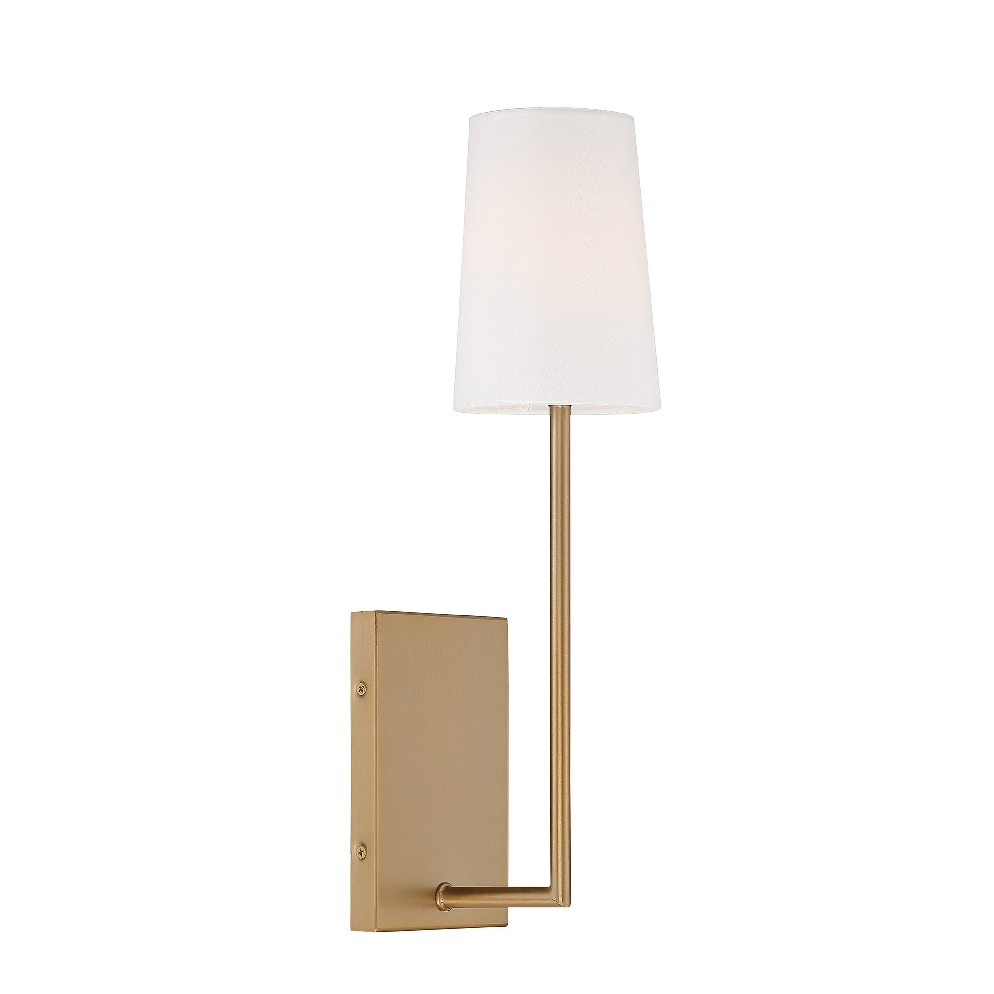 Sytheir Vintage Art Brass Fabric Wall Lamp - Letslighting