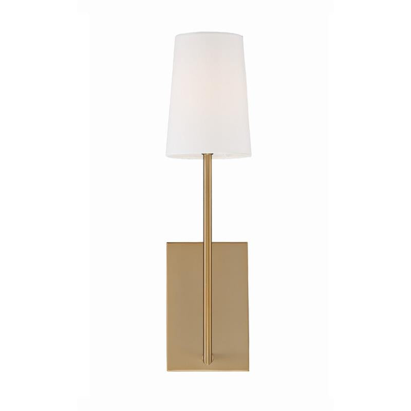 Sytheir Vintage Art Brass Fabric Wall Lamp - Letslighting