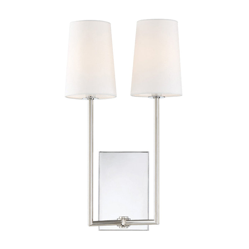 Sytheir Vintage Art Brass Fabric Wall Lamp - Letslighting