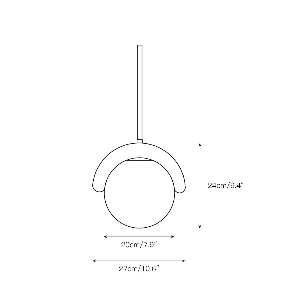 Aria Linear Chandelier Red&Silver